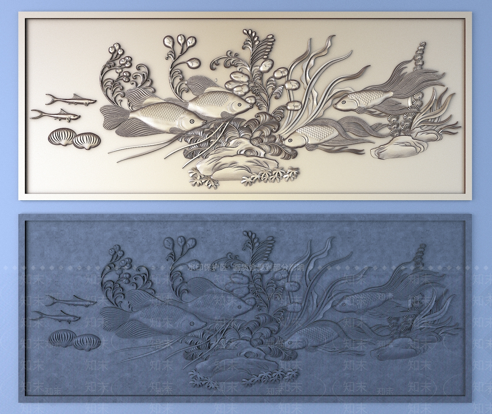 中式雕花3D模型下载【ID:1196685266】