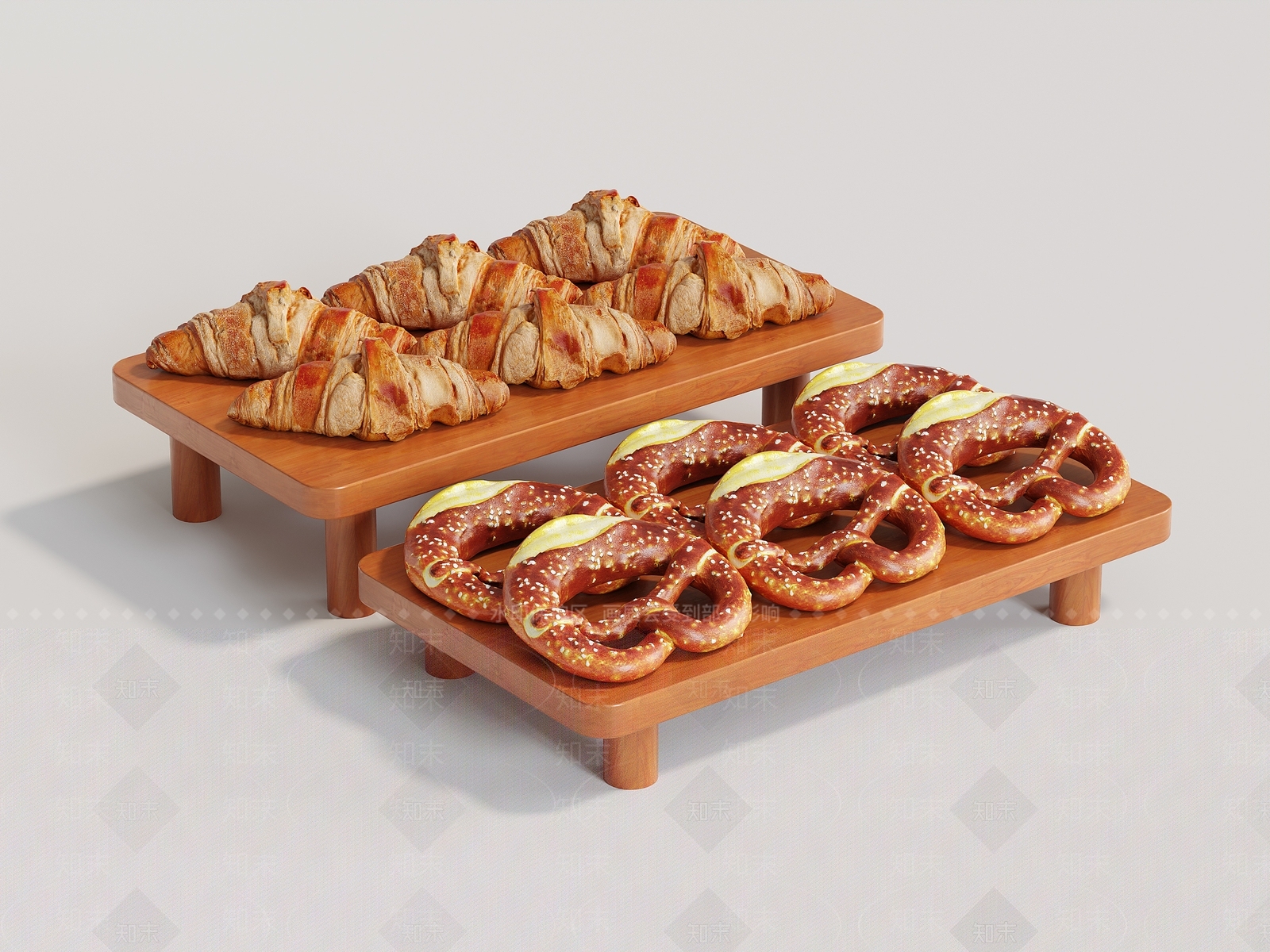 现代甜品面包店SU模型下载【ID:1196680364】