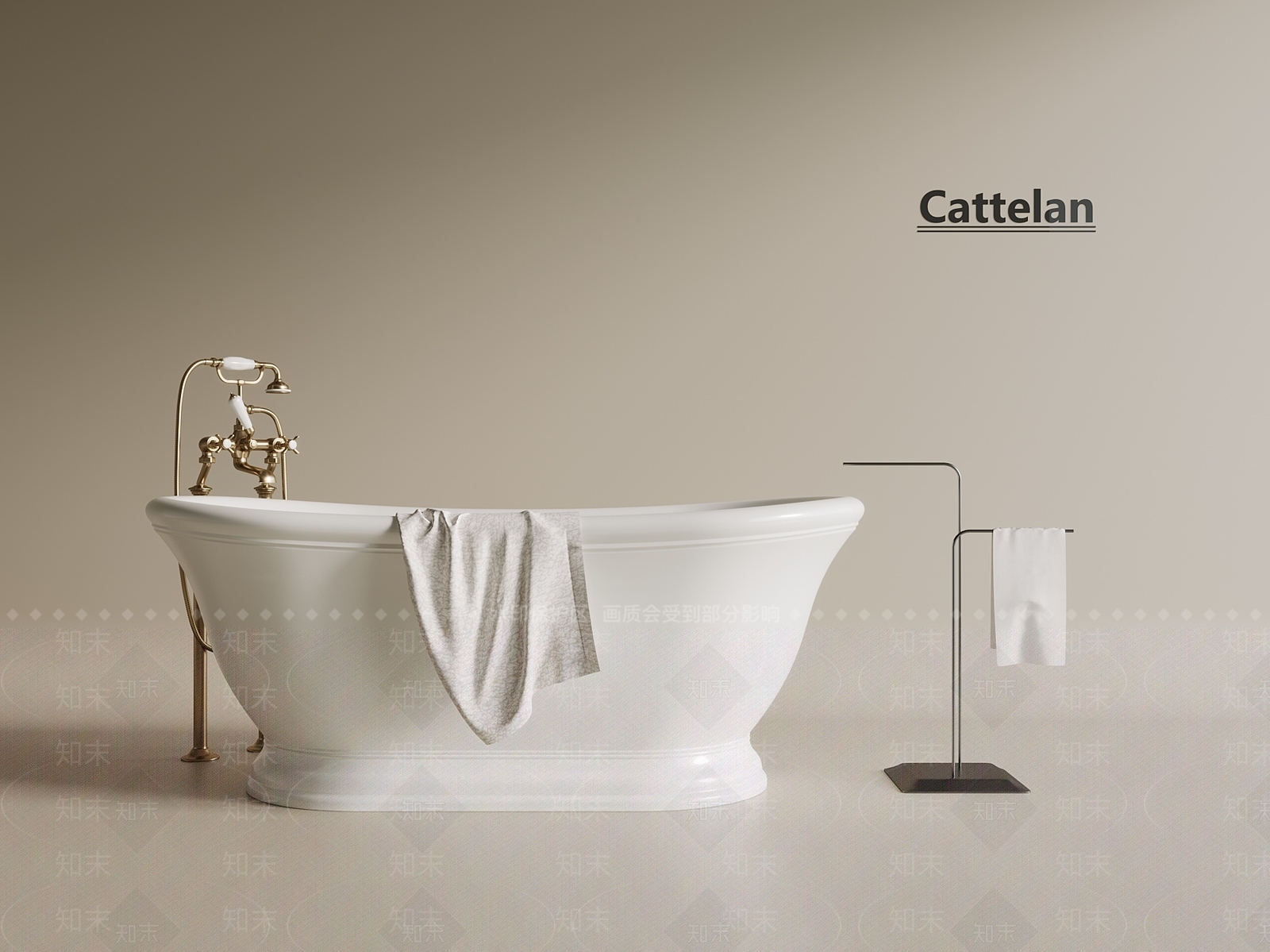 浴缸SU模型下载【ID:1196685430】