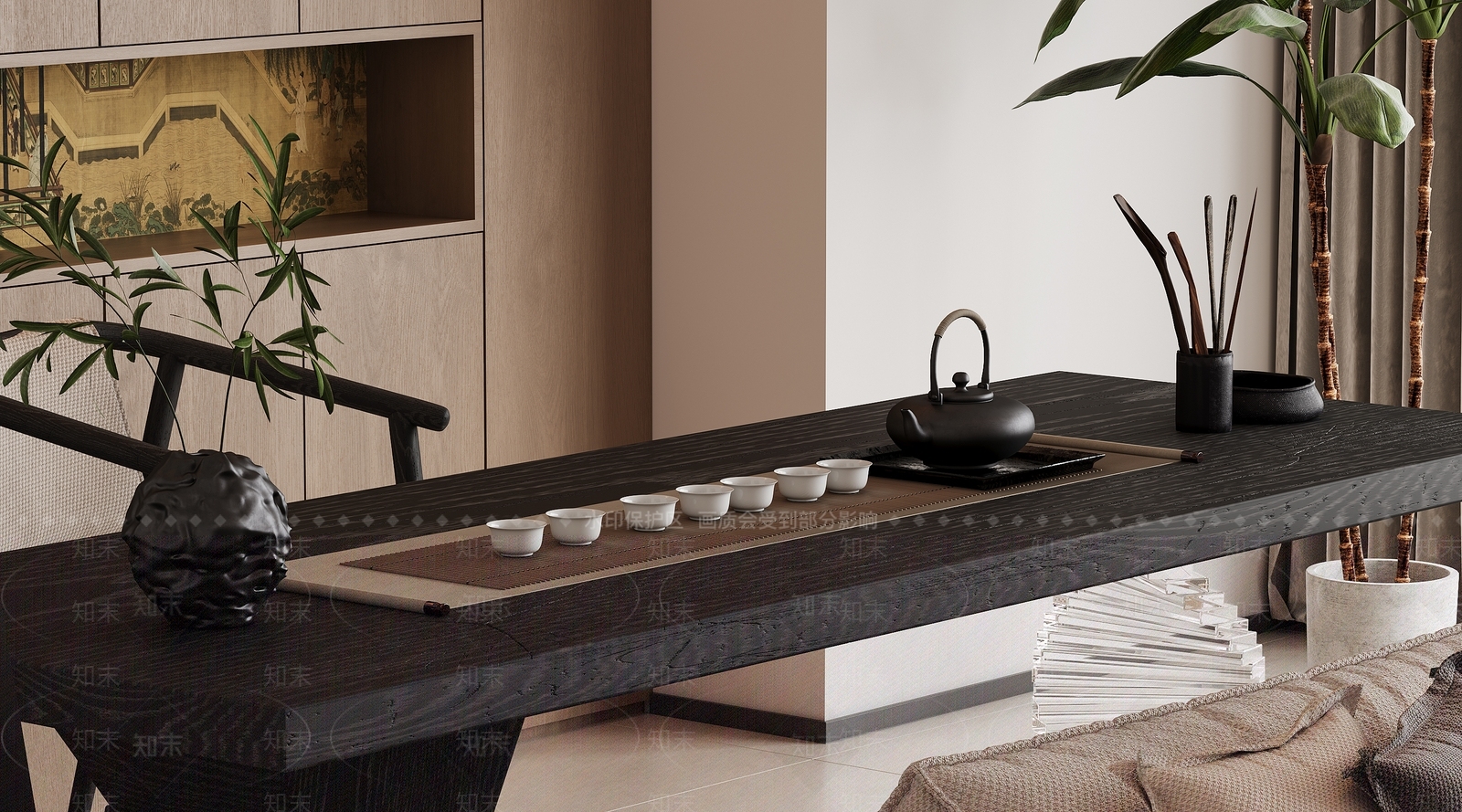 茶具3D模型下载【ID:1196689518】