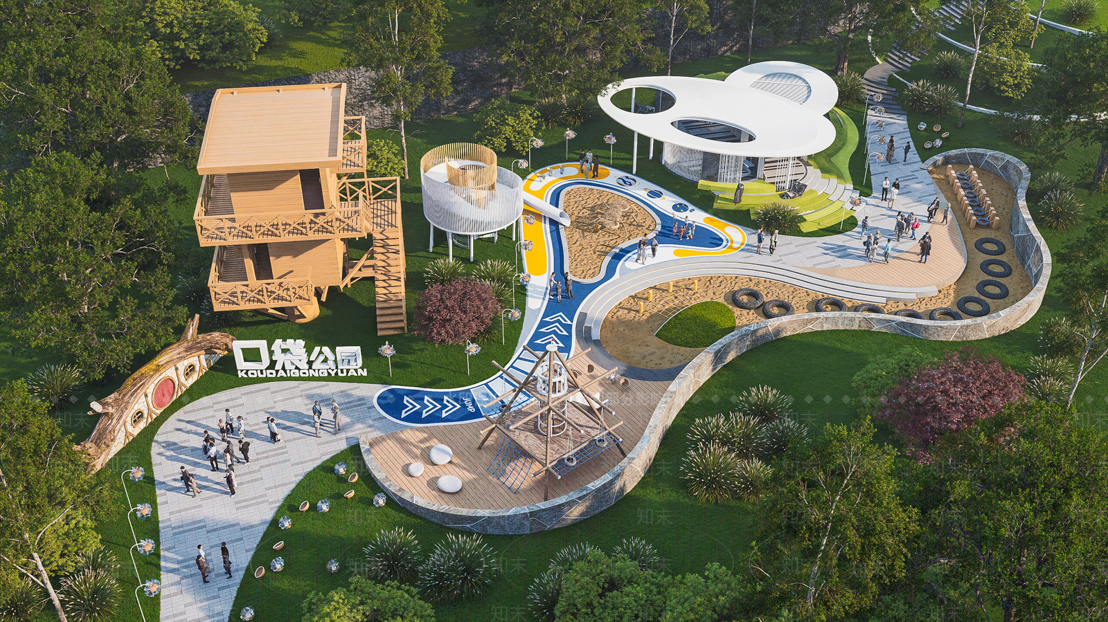 现代公园3D模型下载【ID:1196688921】