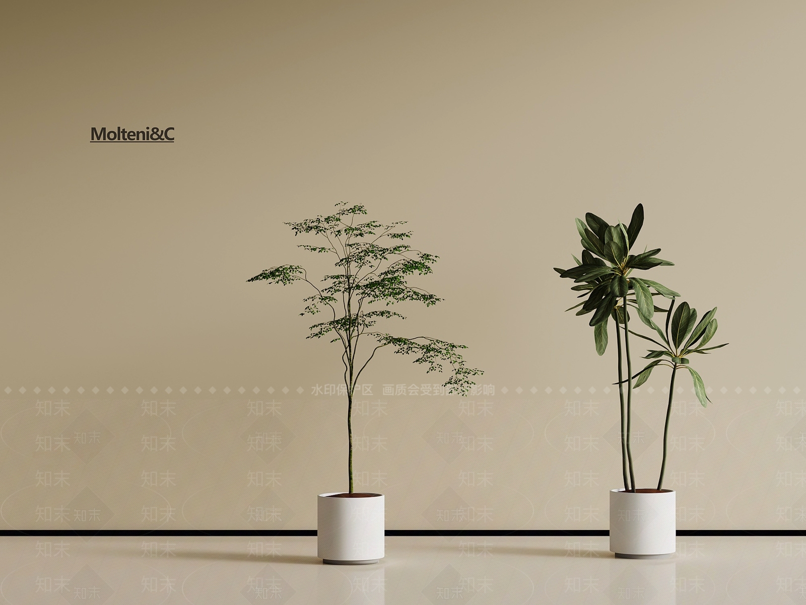 盆栽3D模型下载【ID:1196689838】