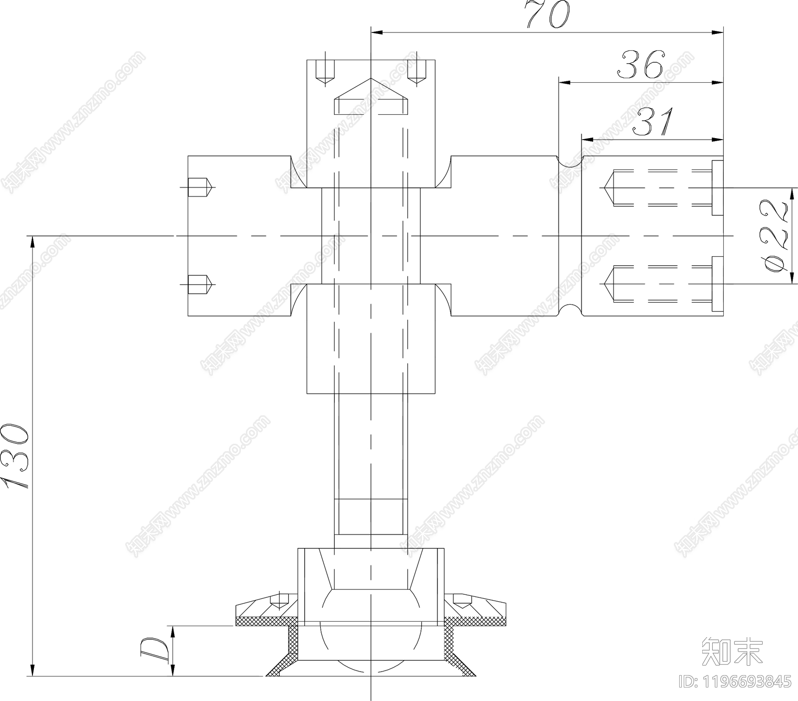 幕墙结构节点cad施工图下载【ID:1196693845】