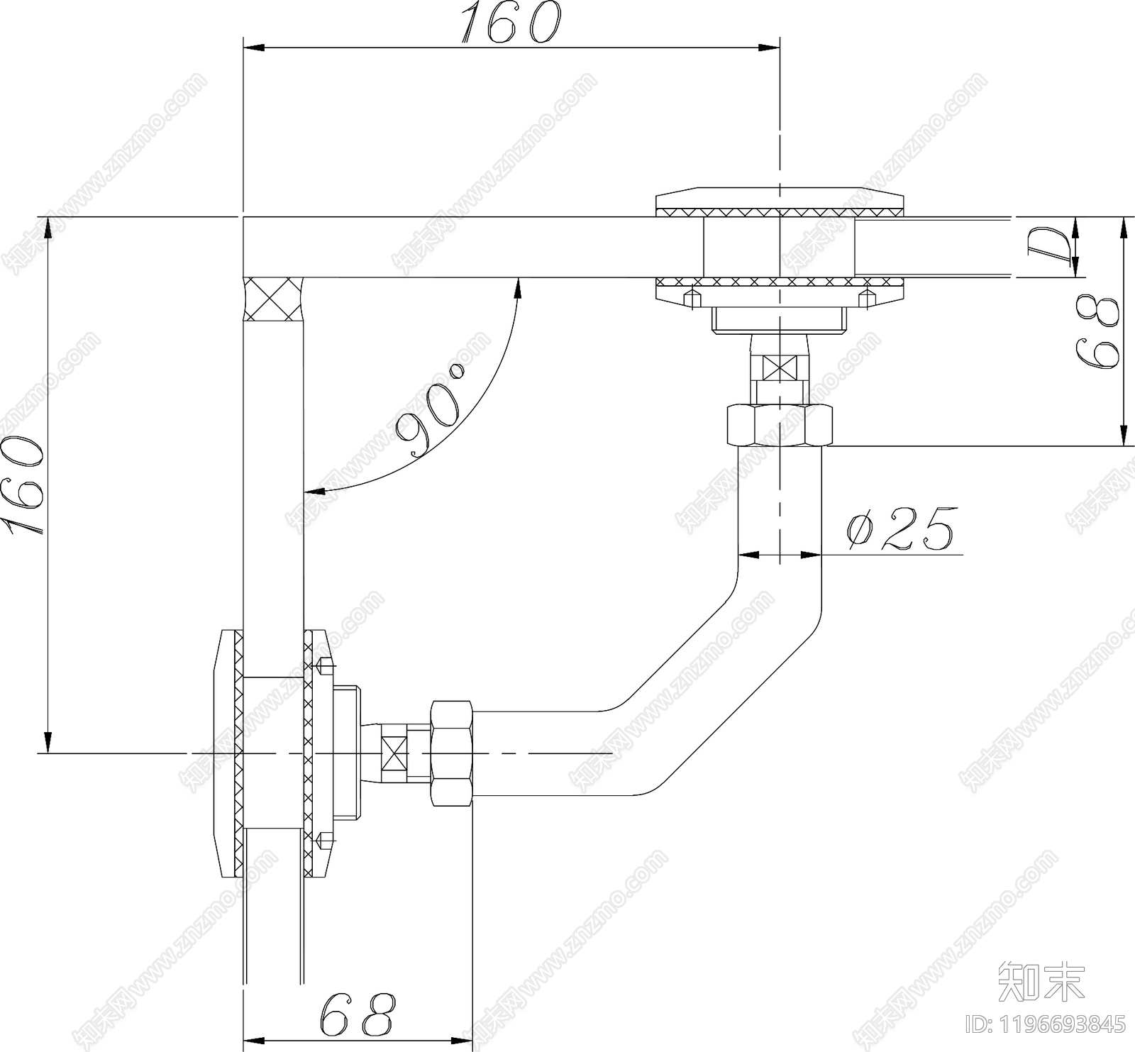 幕墙结构节点cad施工图下载【ID:1196693845】