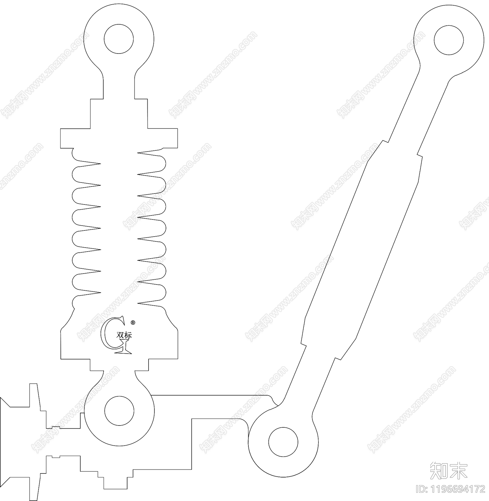 幕墙结构节点cad施工图下载【ID:1196694172】