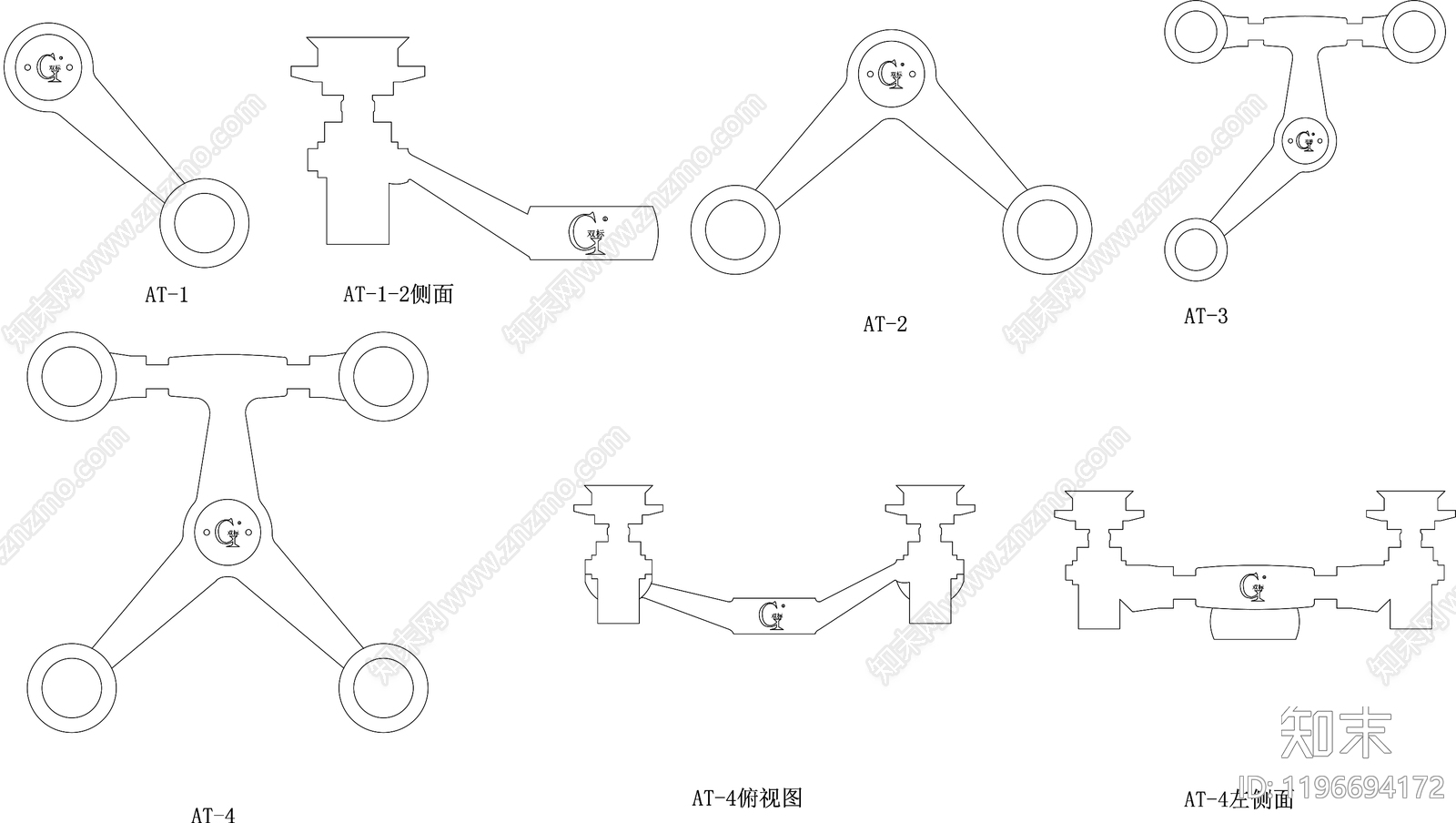 幕墙结构节点cad施工图下载【ID:1196694172】