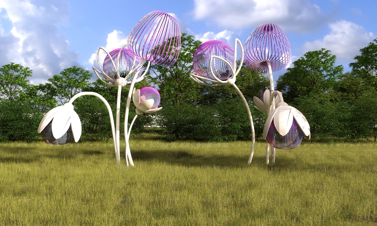 景观雕塑3D模型下载【ID:1196694553】