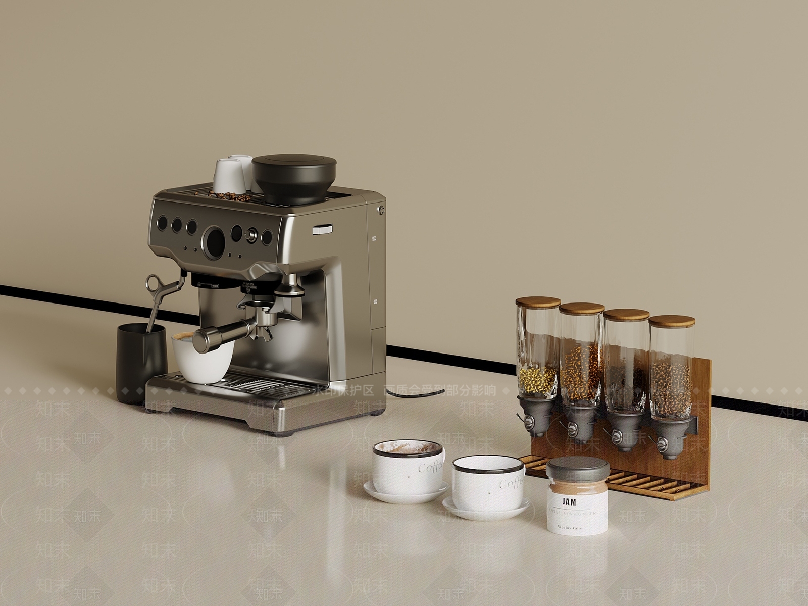 咖啡机SU模型下载【ID:1196694546】