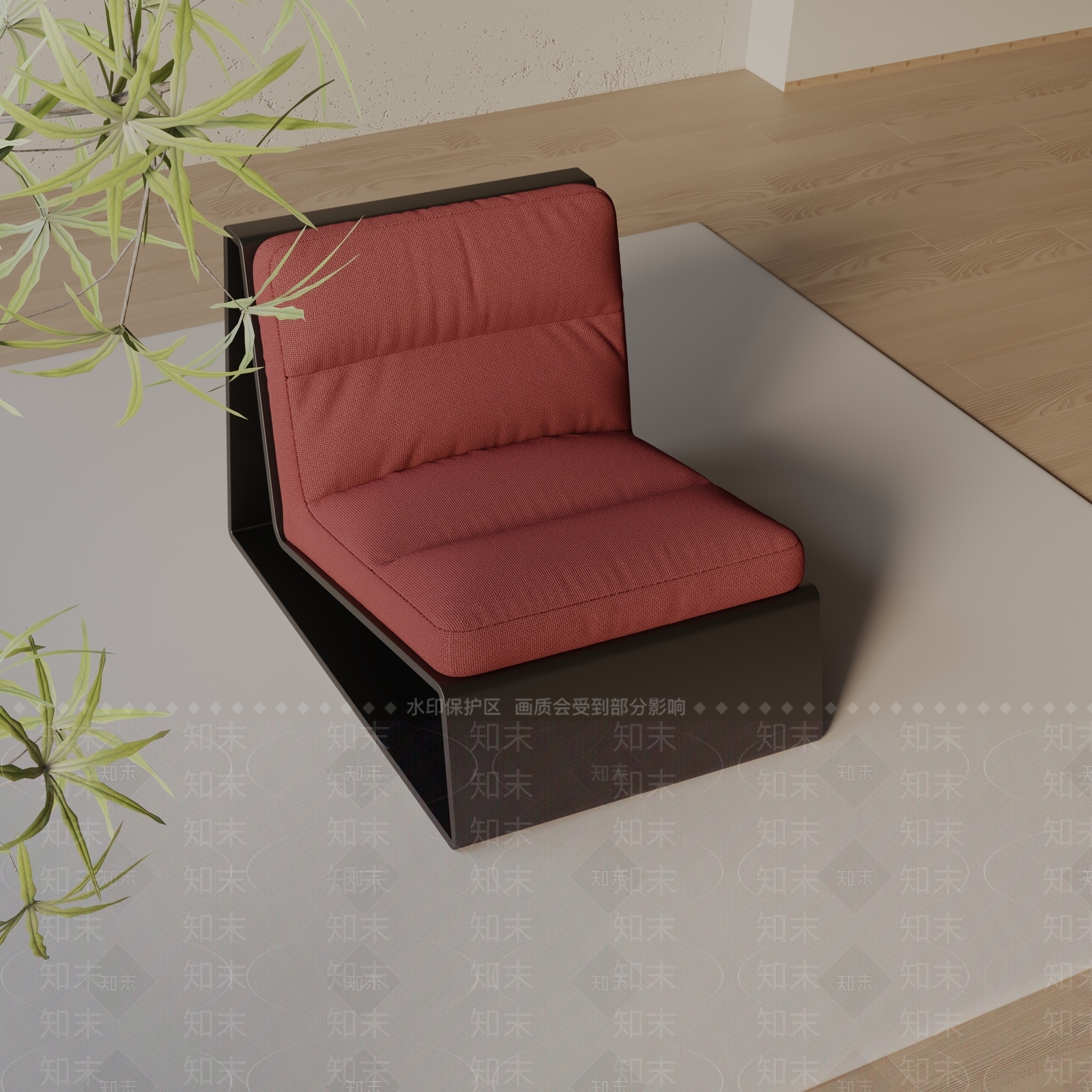 现代休闲椅3D模型下载【ID:1196695034】