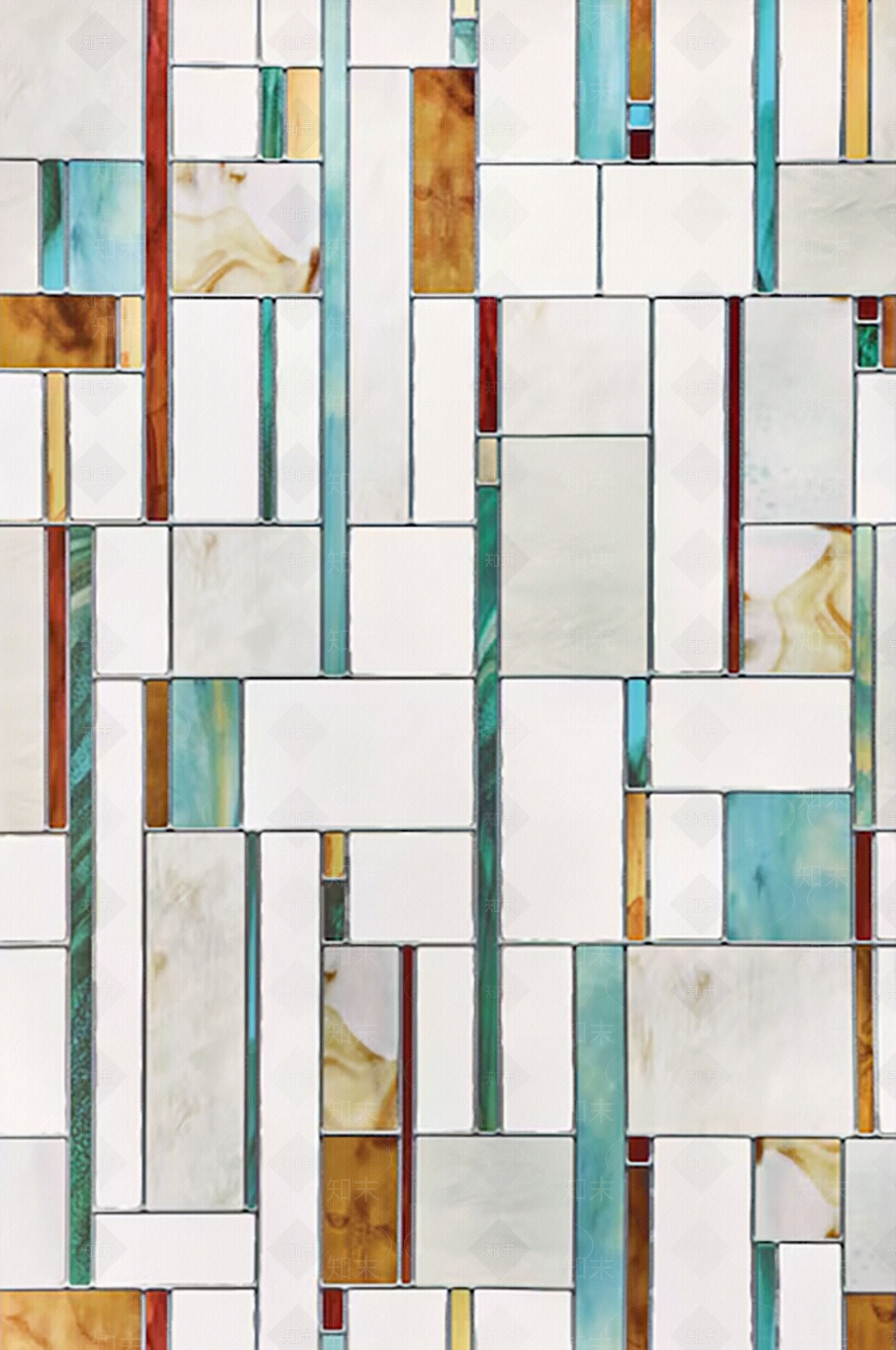 现代彩绘玻璃贴图下载【ID:1196696573】