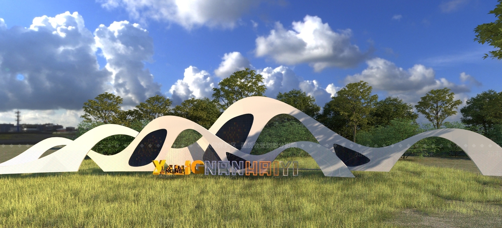 景观雕塑3D模型下载【ID:1196700179】