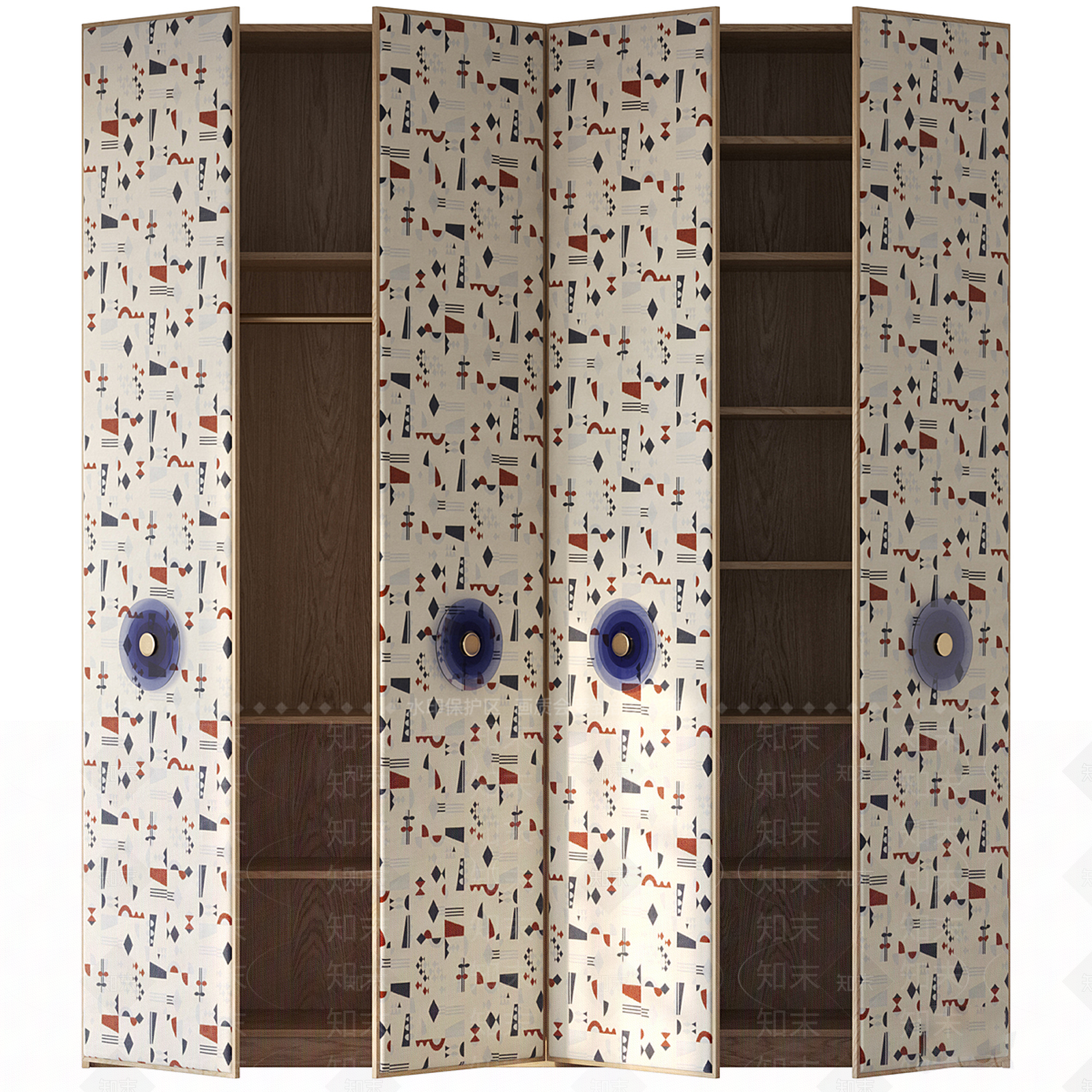 新中式意式衣柜3D模型下载【ID:1196701994】