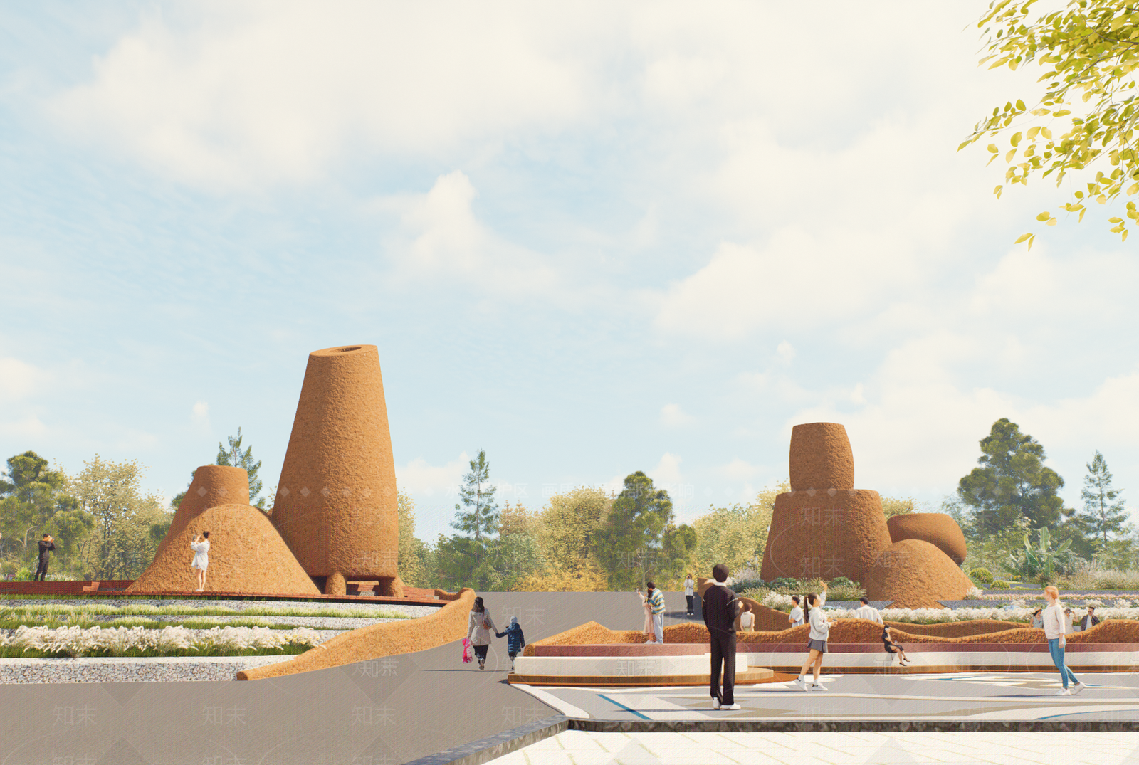 现代简约其他景观小建筑SU模型下载【ID:1196703472】