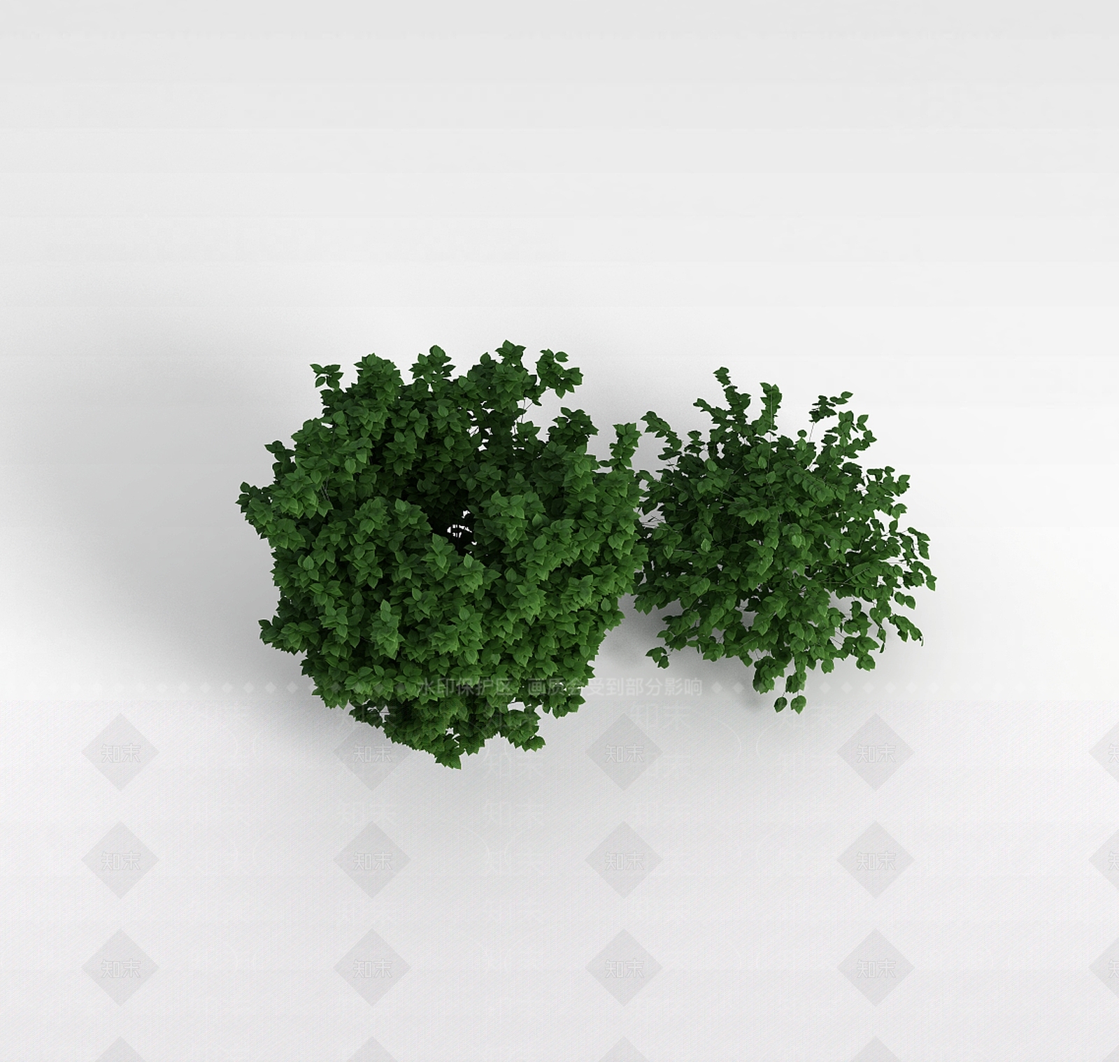 现代灌木丛3D模型下载【ID:1196710212】