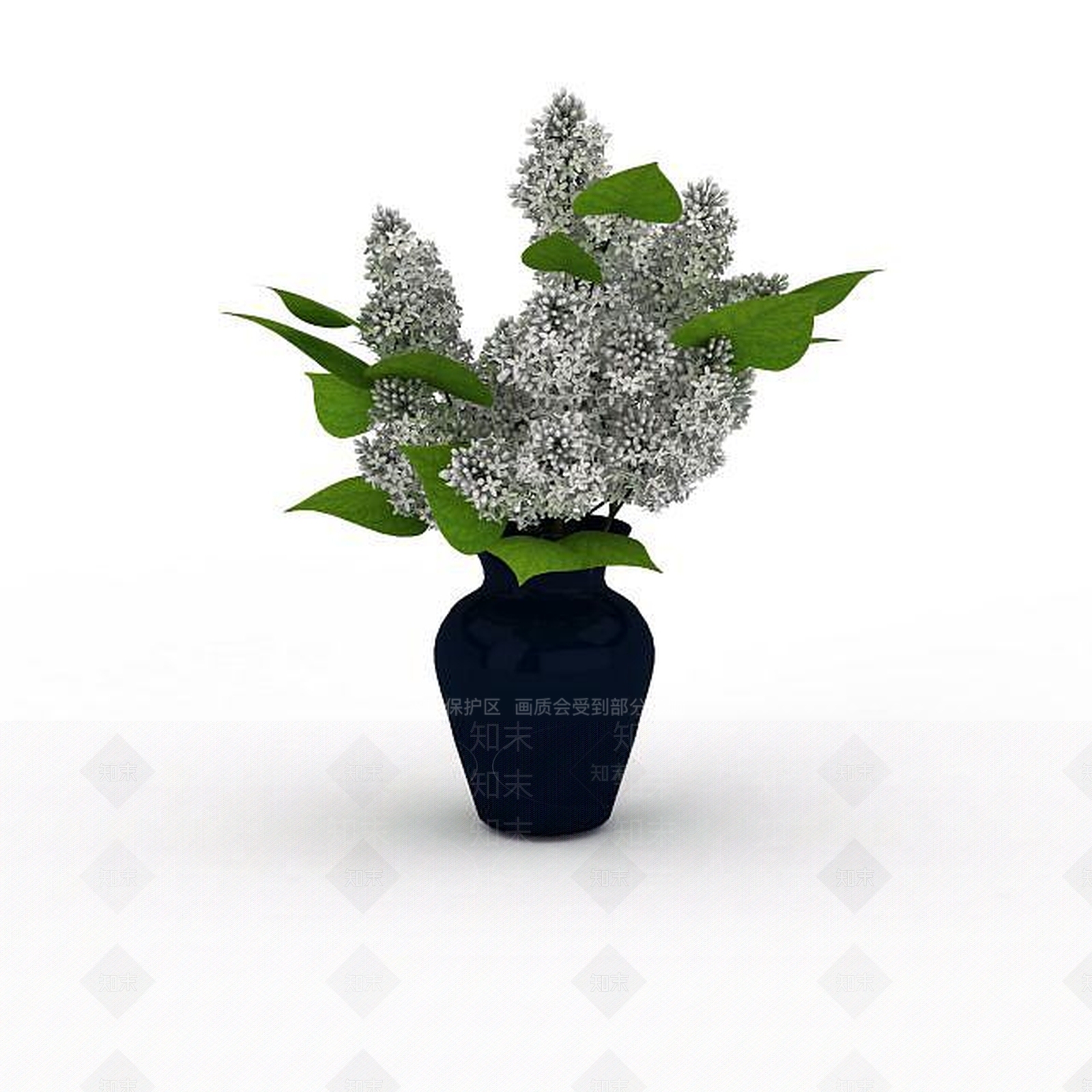 现代室内花瓶插花3D模型下载【ID:1196710429】