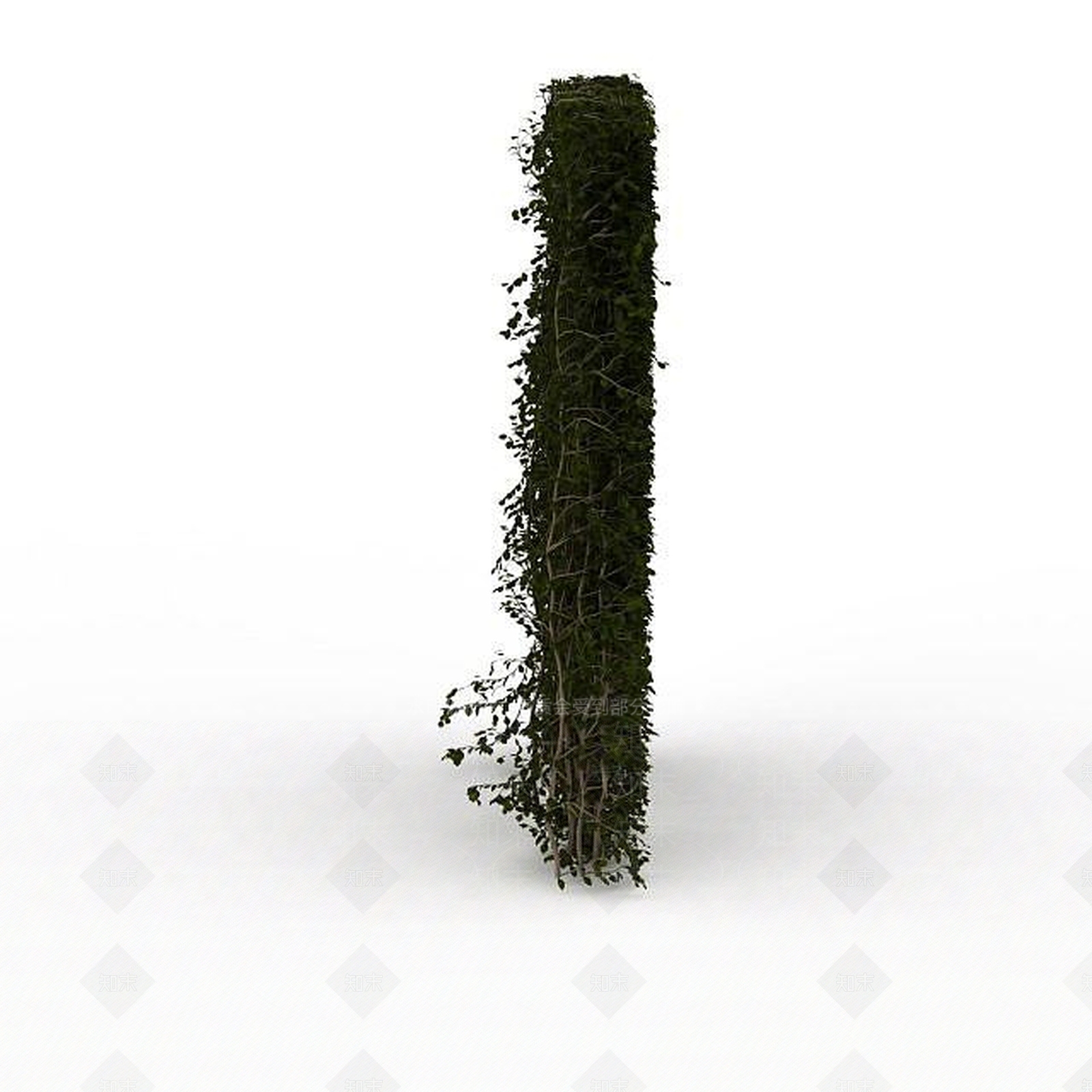 现代植物隔离带3D模型下载【ID:1196710587】