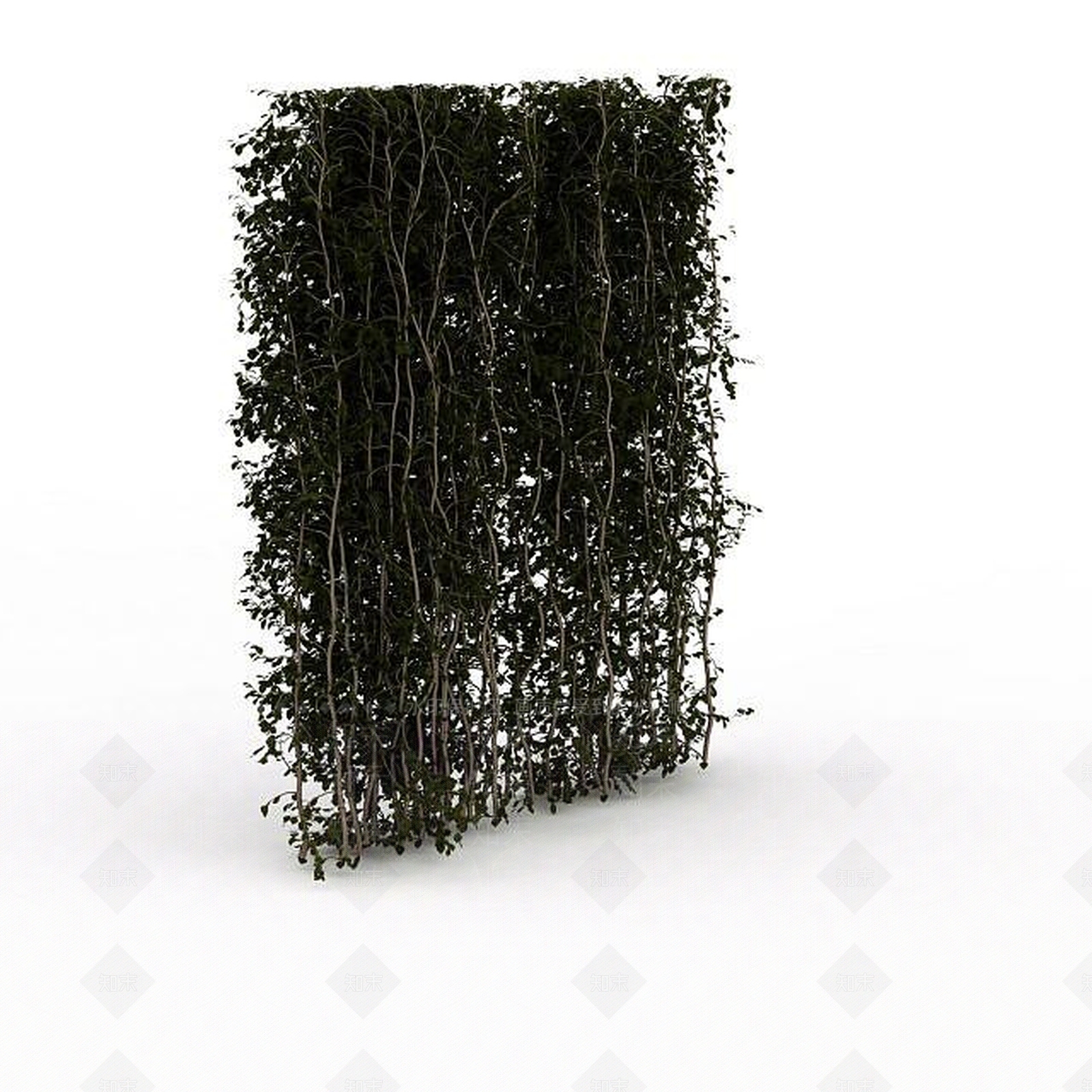 现代植物隔离带3D模型下载【ID:1196710587】