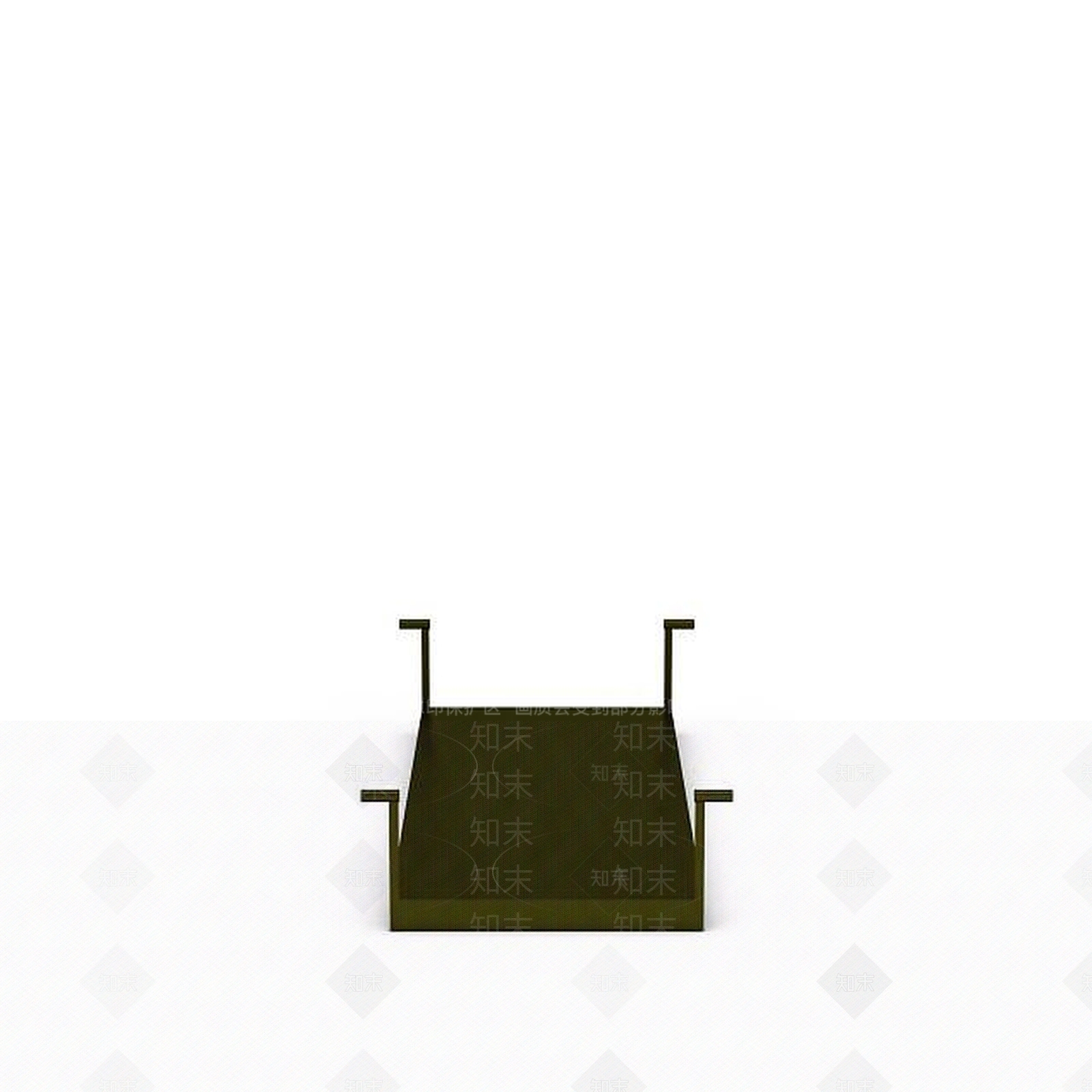 现代倒放桌子3D模型下载【ID:1196711437】