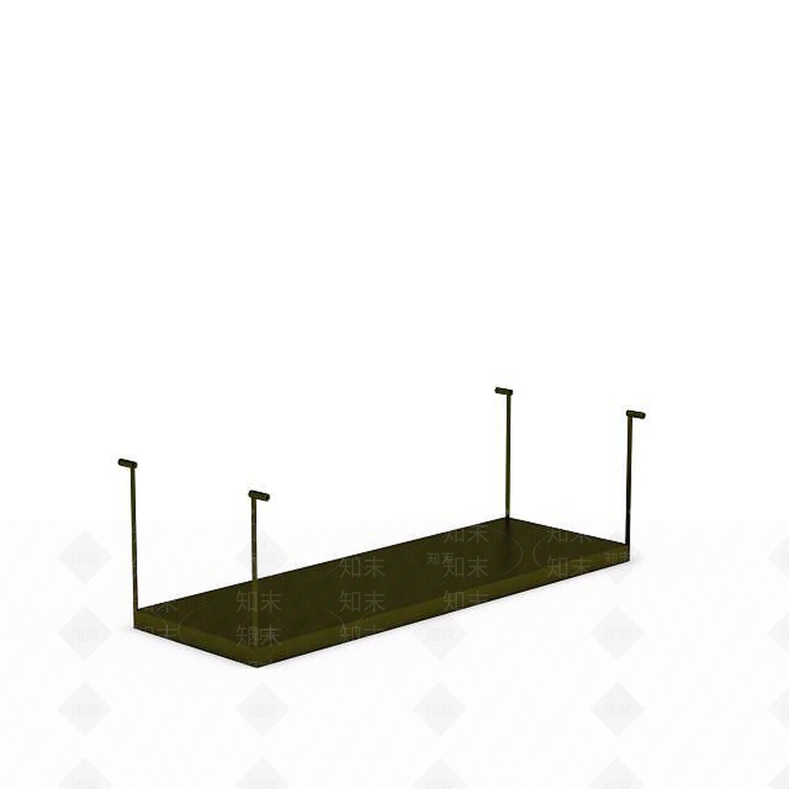 现代铁艺桌子3D模型下载【ID:1196711680】