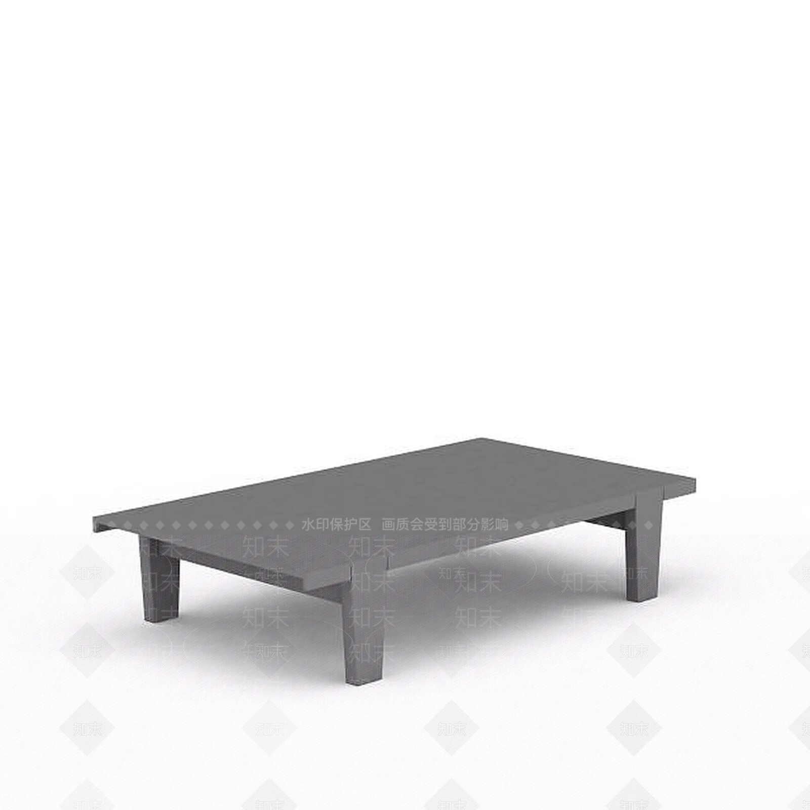 日式矮桌3D模型下载【ID:1196711955】