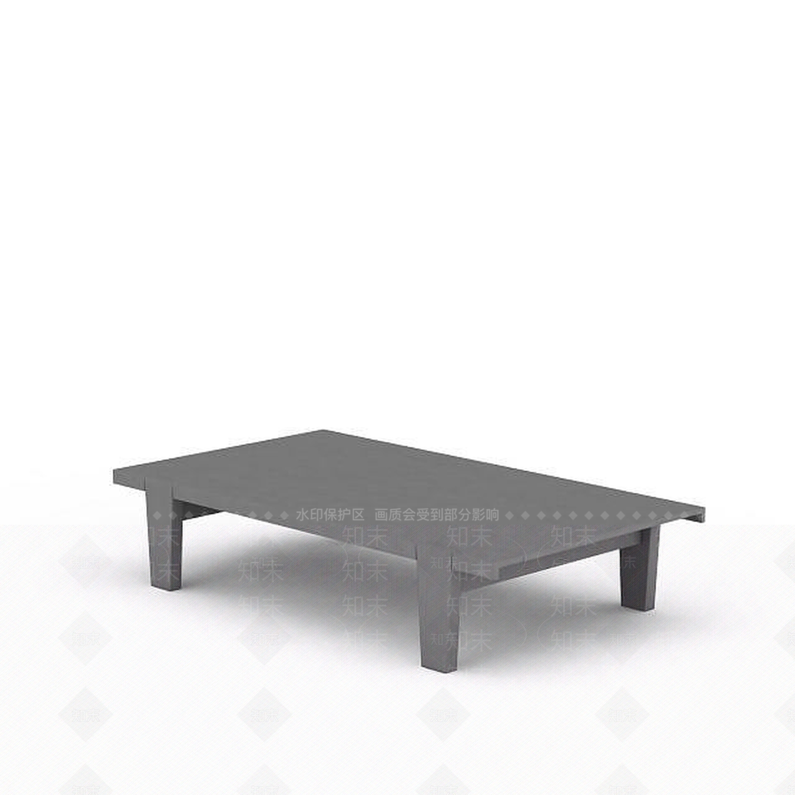 日式矮桌3D模型下载【ID:1196711955】