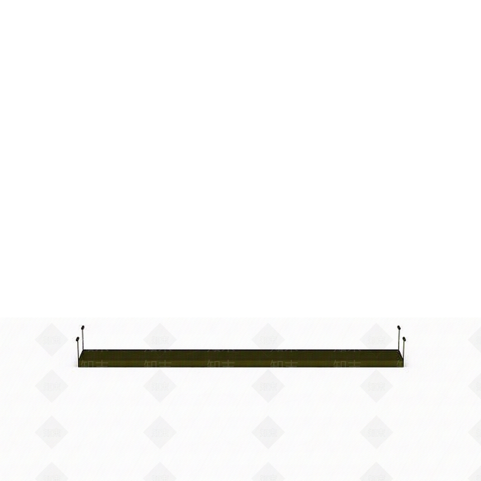 现代简易长桌3D模型下载【ID:1196711979】