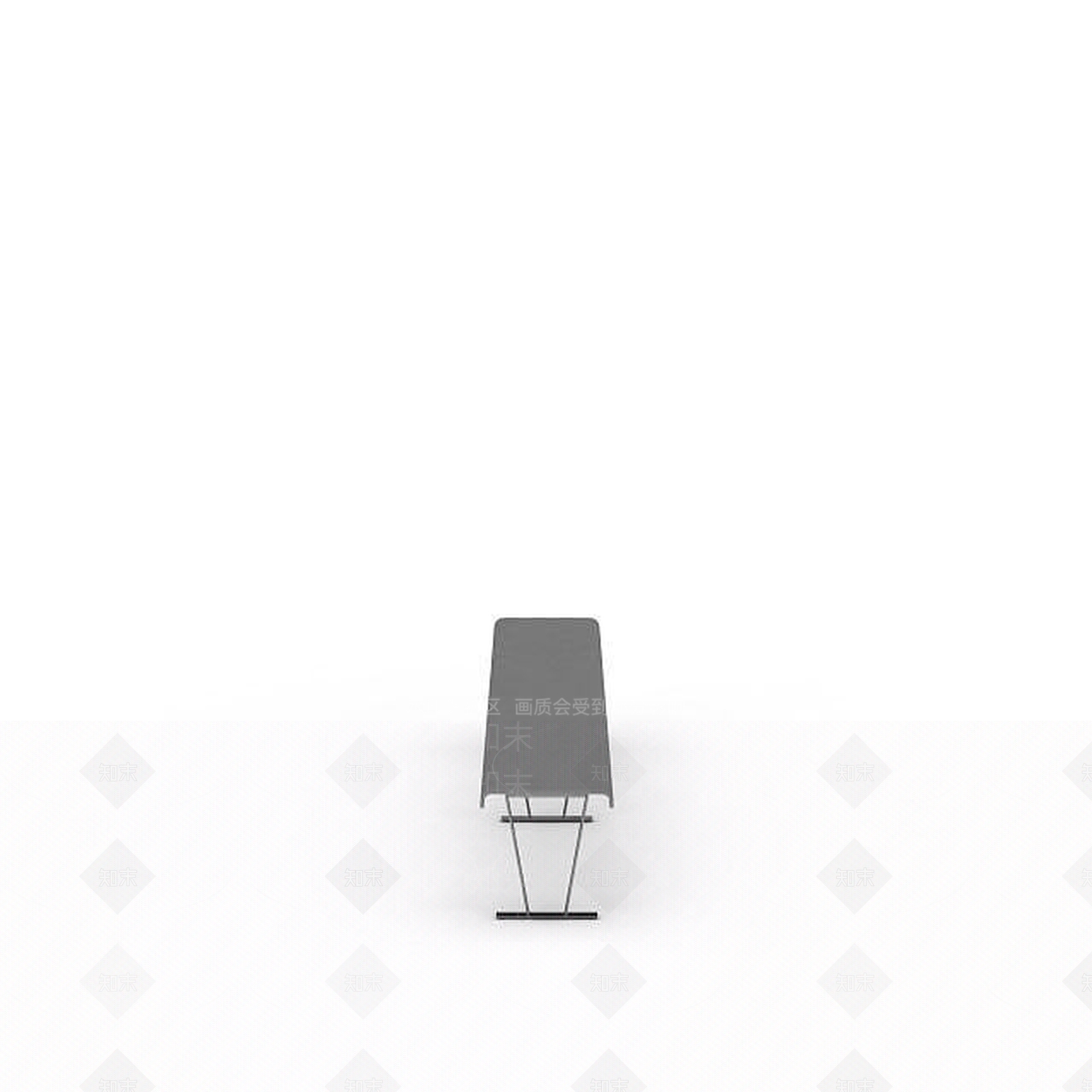 现代公园长椅3D模型下载【ID:1196713840】