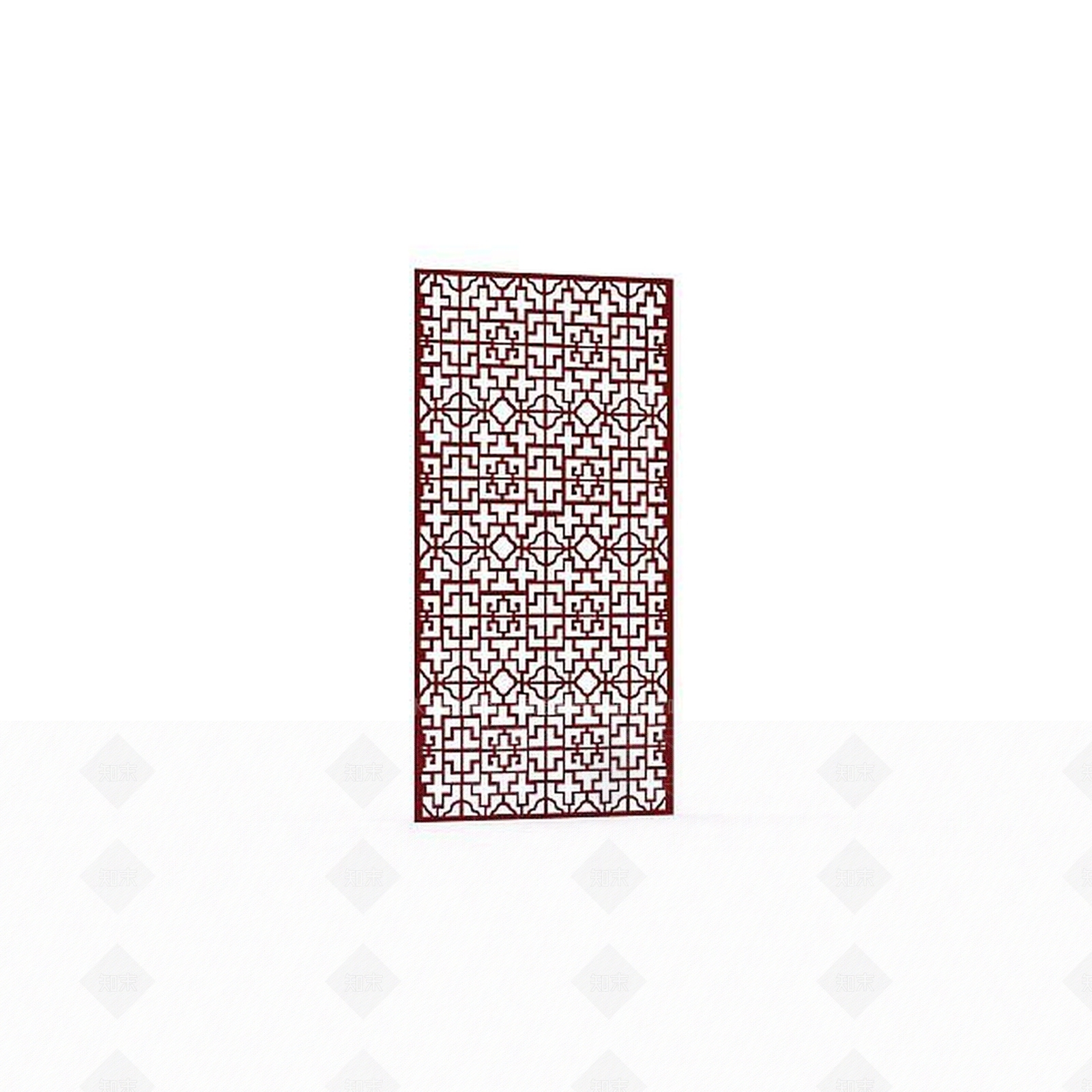 中式花纹隔断3D模型下载【ID:1196715357】