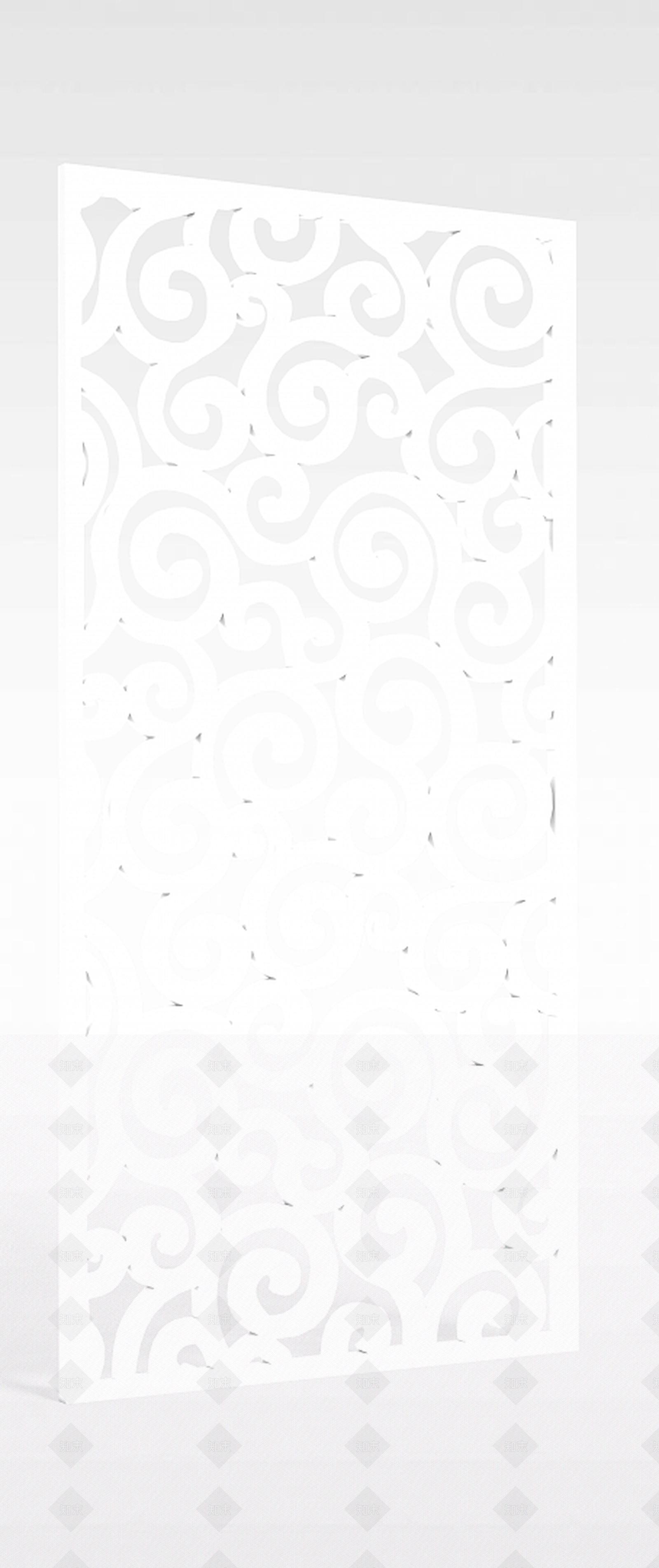 现代镂花隔断3D模型下载【ID:1197120956】