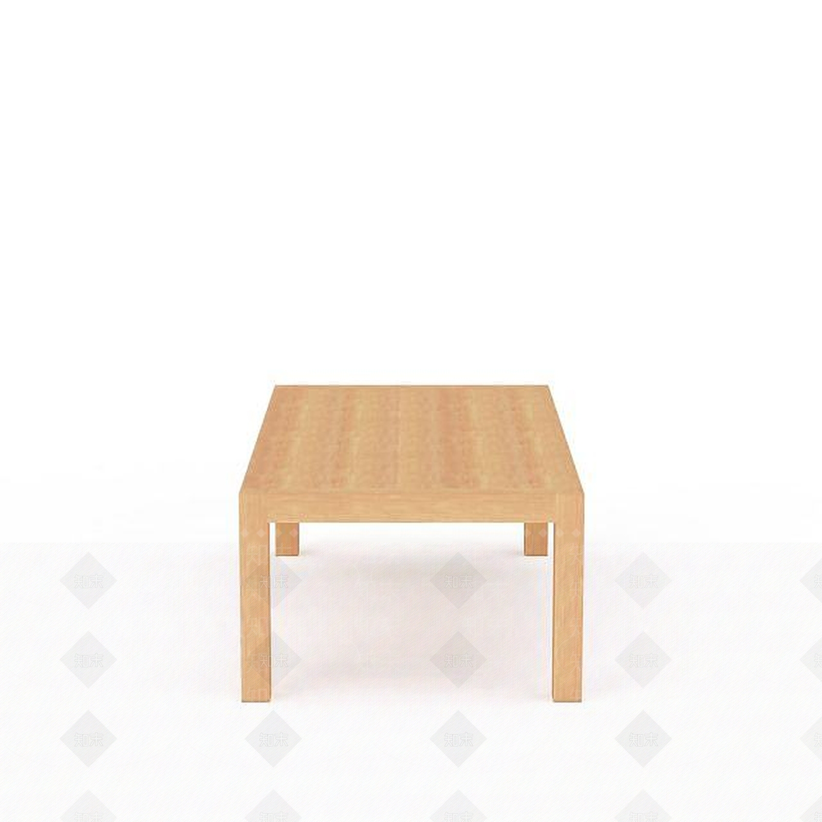现代原色方桌3D模型下载【ID:1196716479】