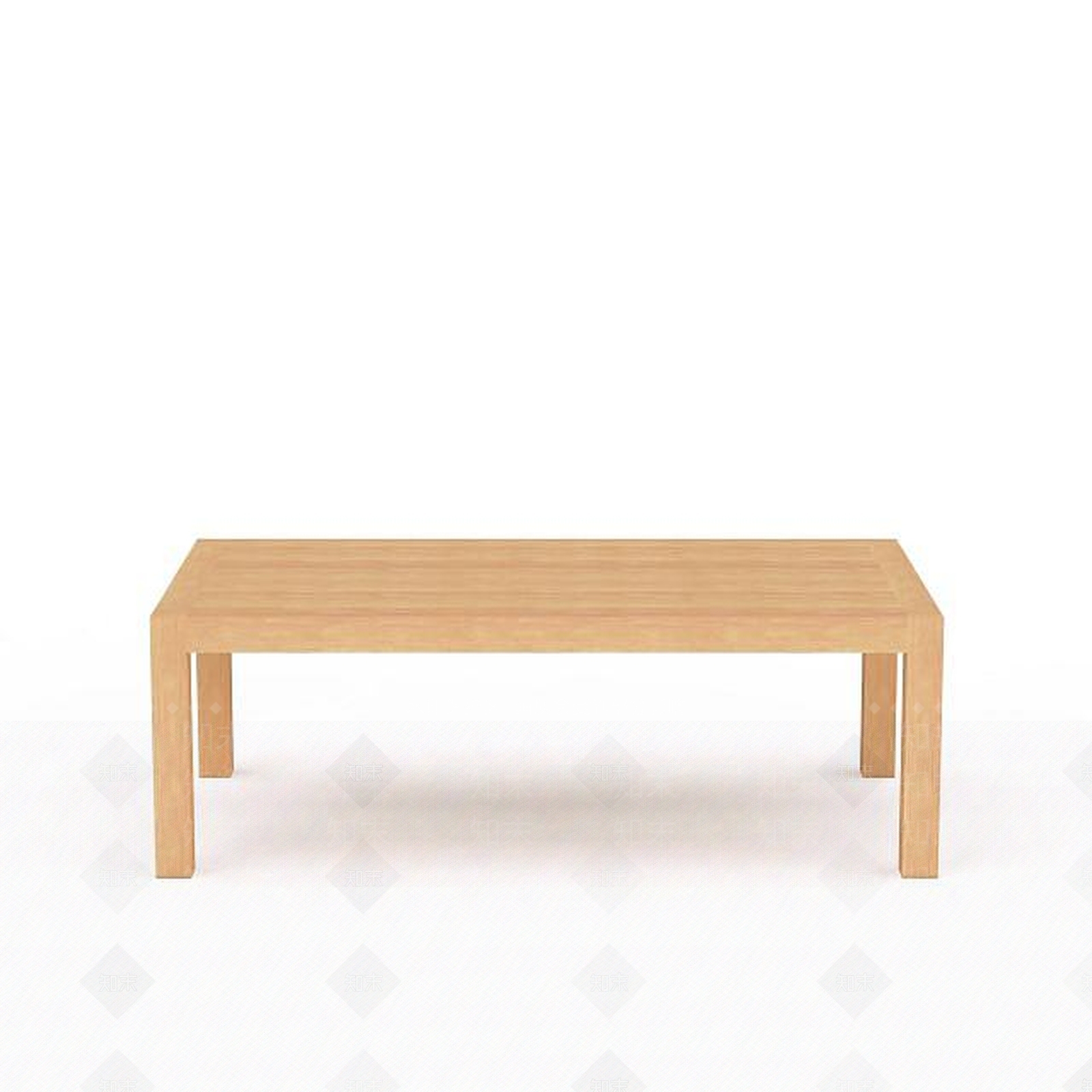 现代原色方桌3D模型下载【ID:1196716479】