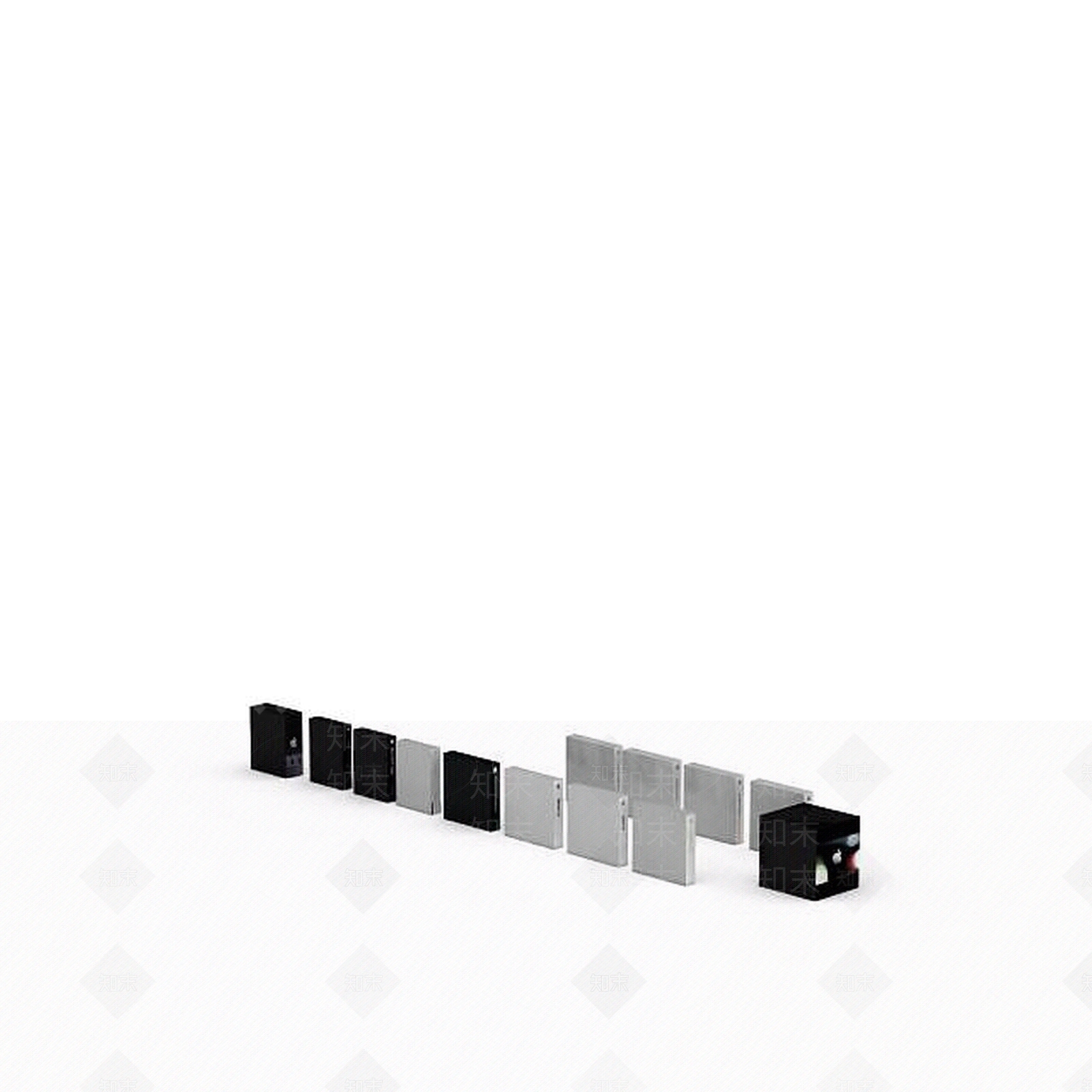 现代CD组合3D模型下载【ID:1196716684】