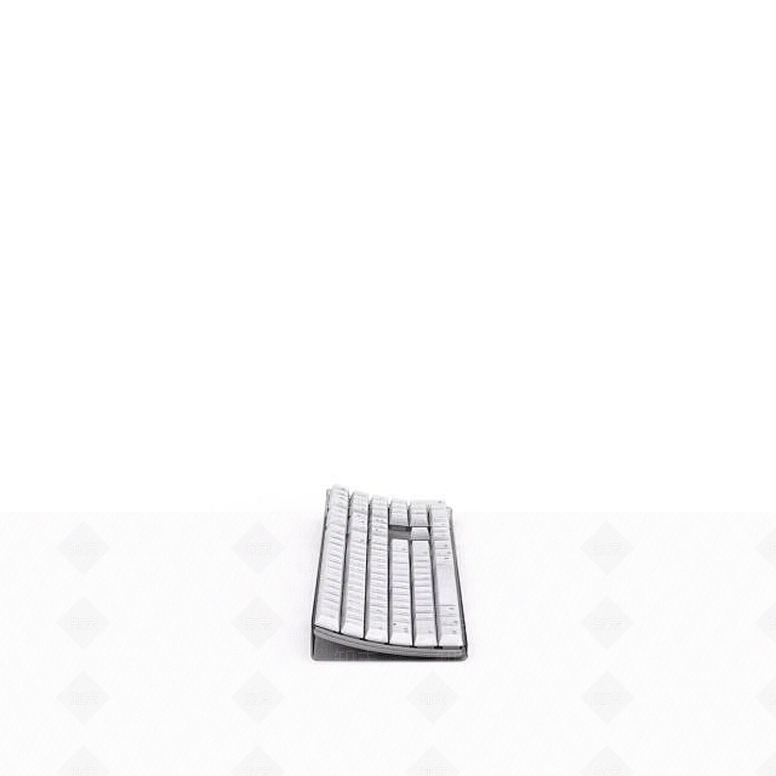 现代白色键盘3D模型下载【ID:1196716972】
