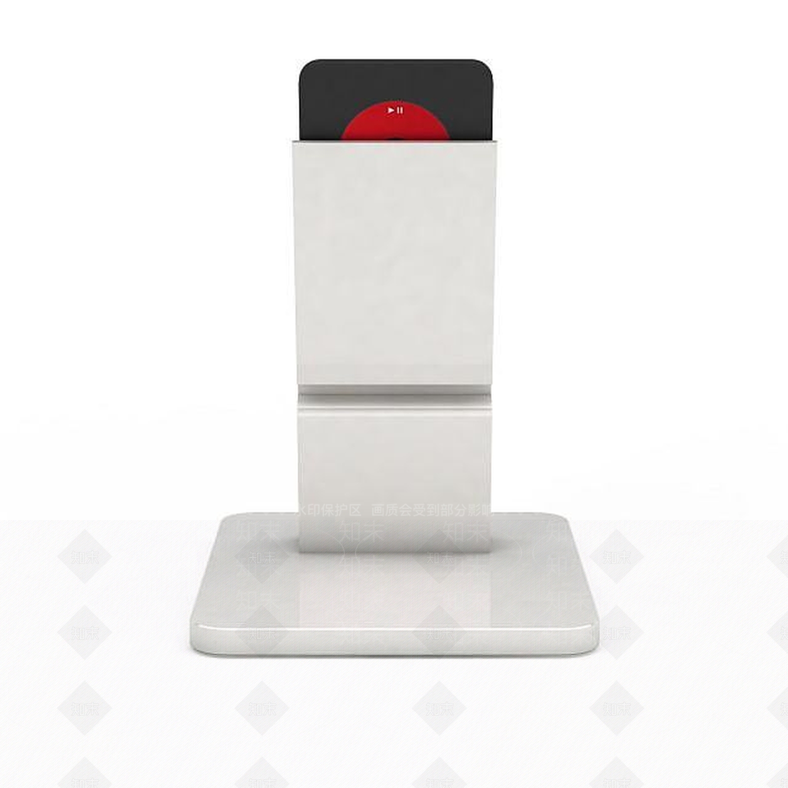 现代苹果mp4展示台3D模型下载【ID:1196717397】