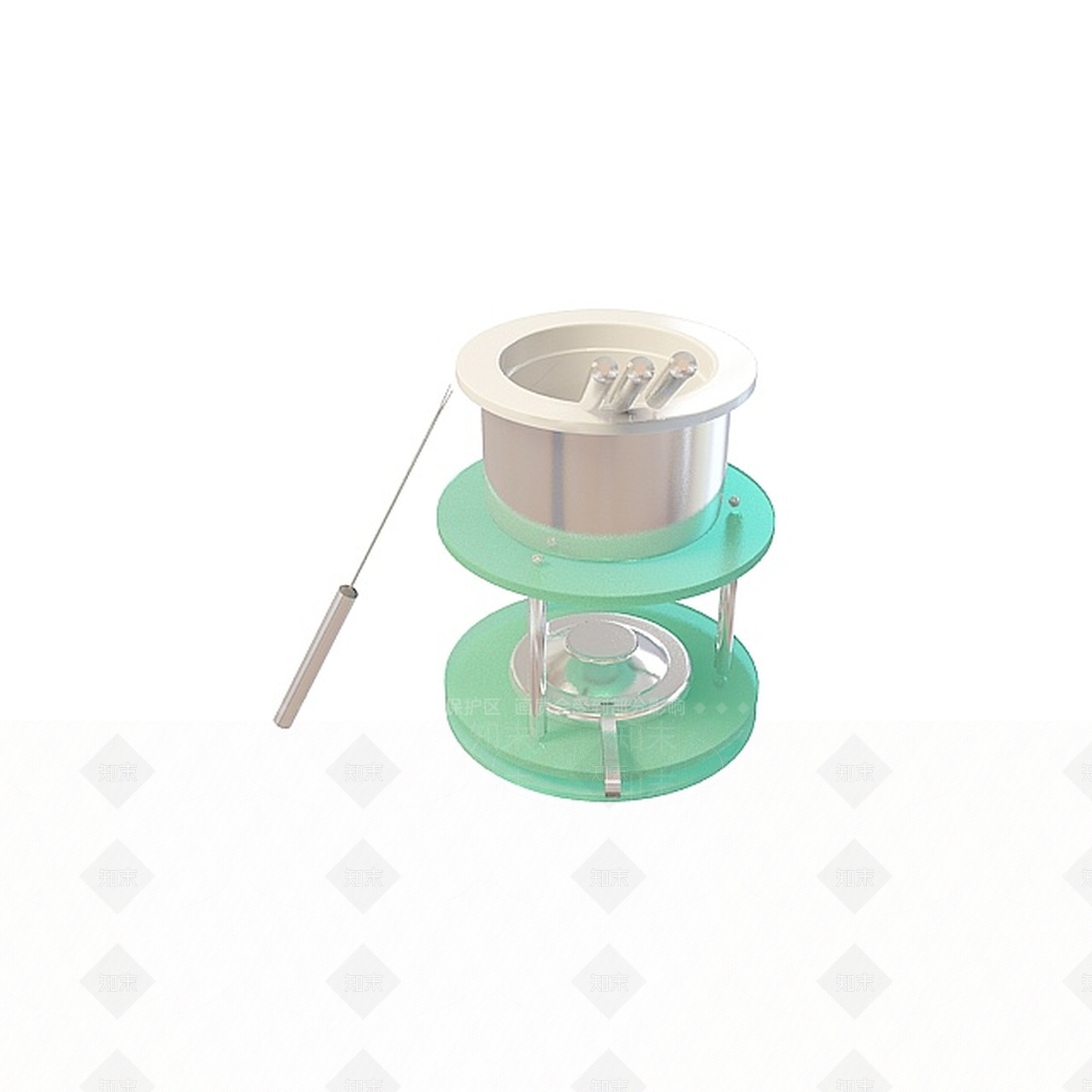 现代厨房用具3D模型下载【ID:1196718745】