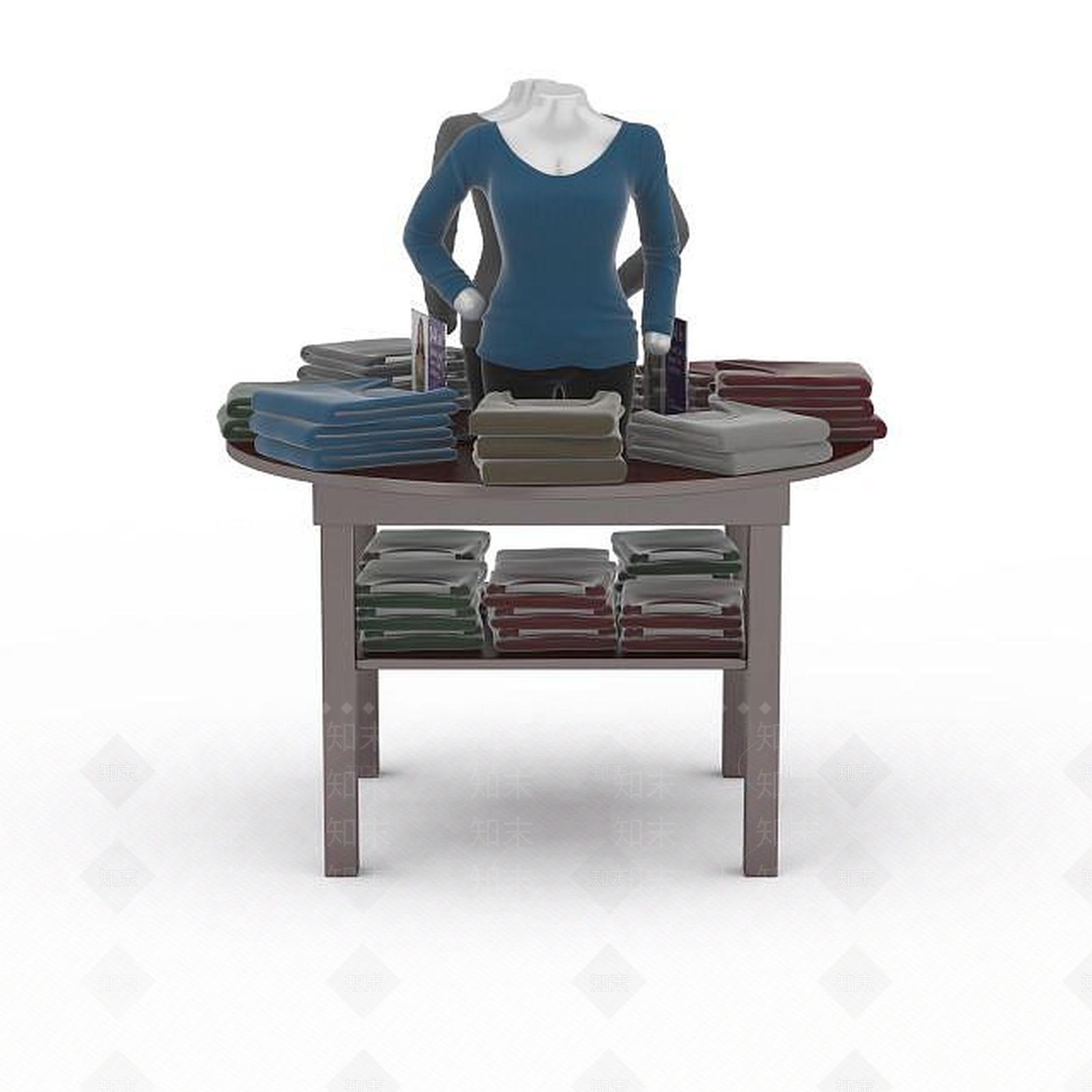 现代服装店上衣3D模型下载【ID:1196720904】