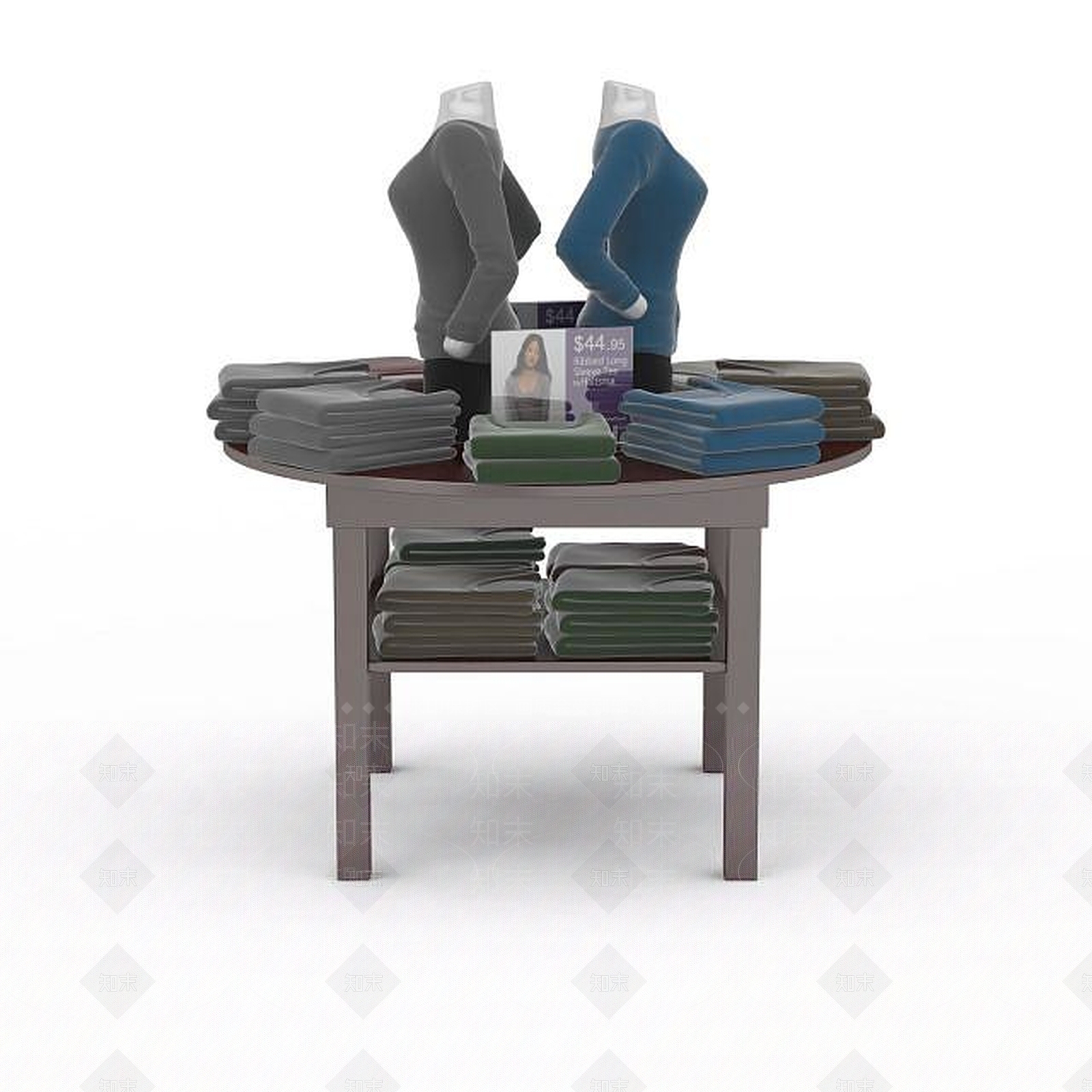 现代服装店上衣3D模型下载【ID:1196720904】