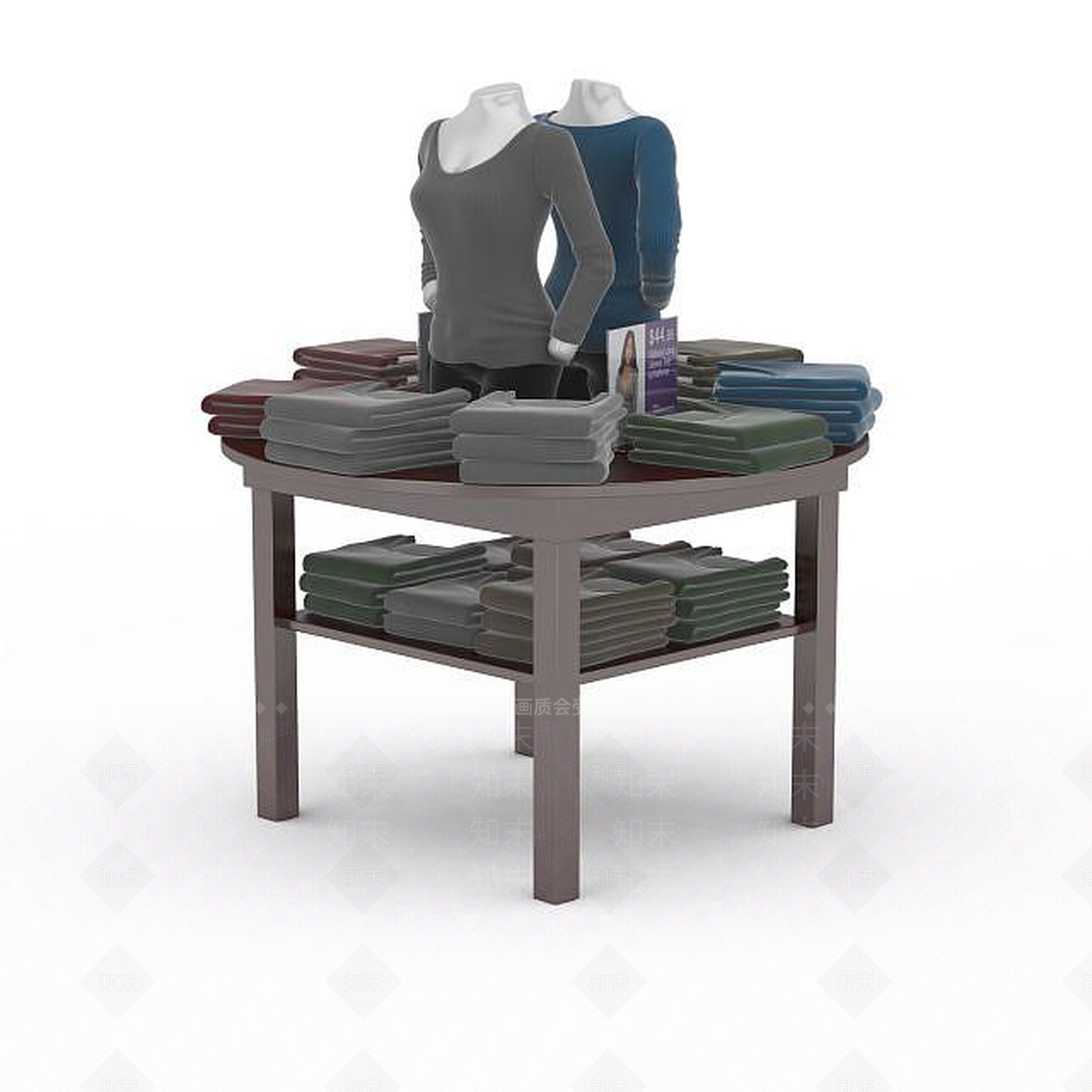 现代服装店上衣3D模型下载【ID:1196720904】
