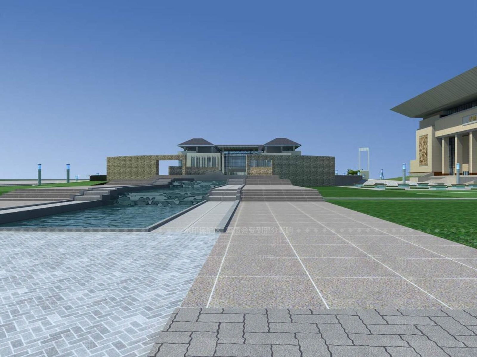 中式博物馆3D模型下载【ID:1196721865】