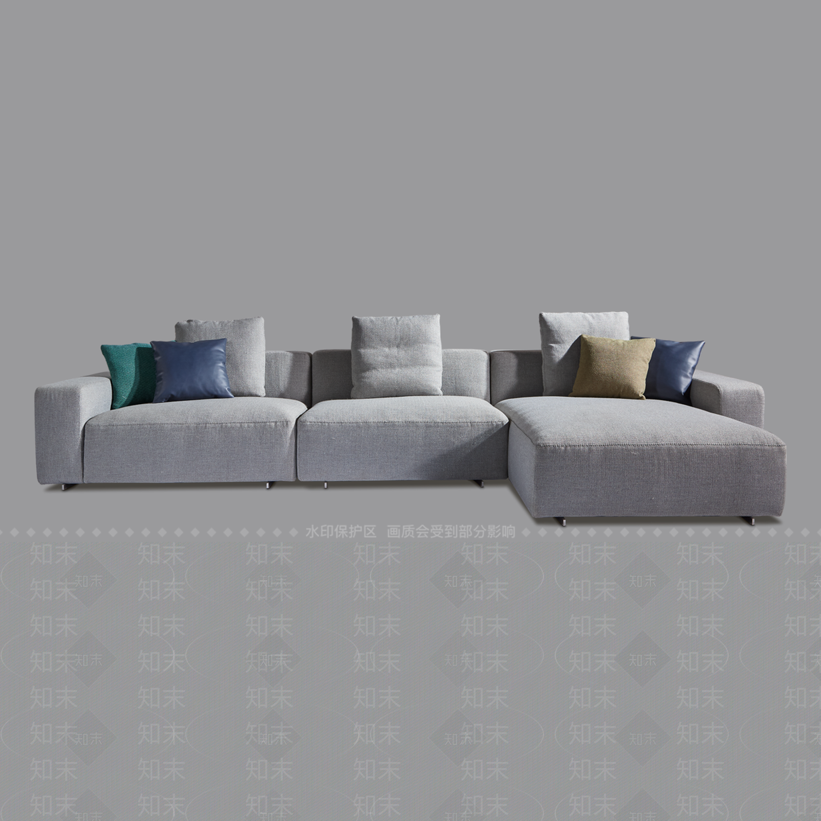 现代简约多人沙发3D模型下载【ID:1196722912】