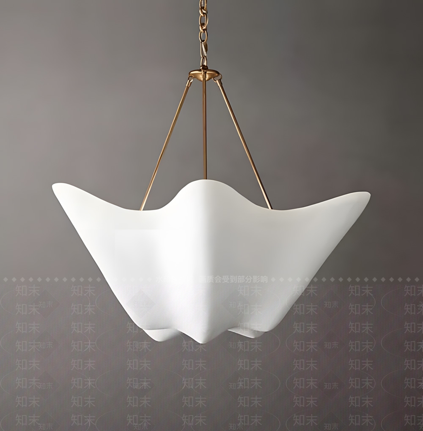 现代艺术吊灯3D模型下载【ID:1196724637】