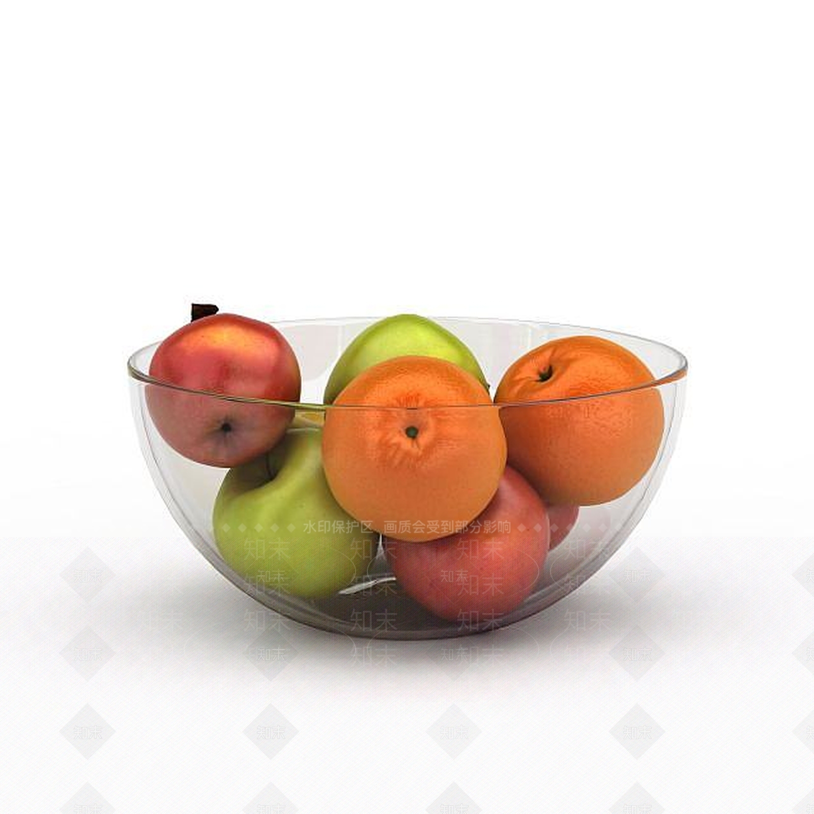 现代水果组合3D模型下载【ID:1196724931】