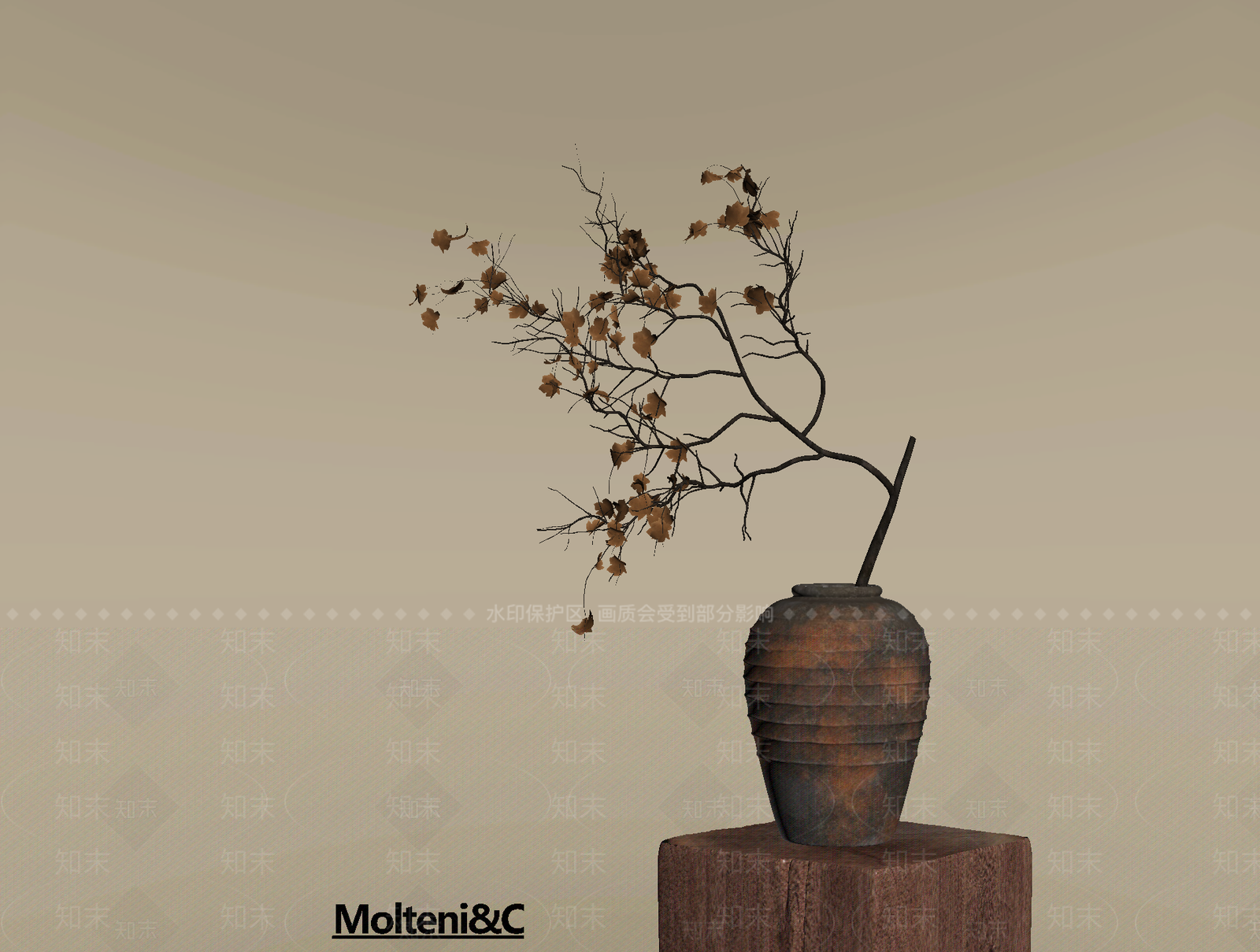 中古花艺SU模型下载【ID:1196725426】