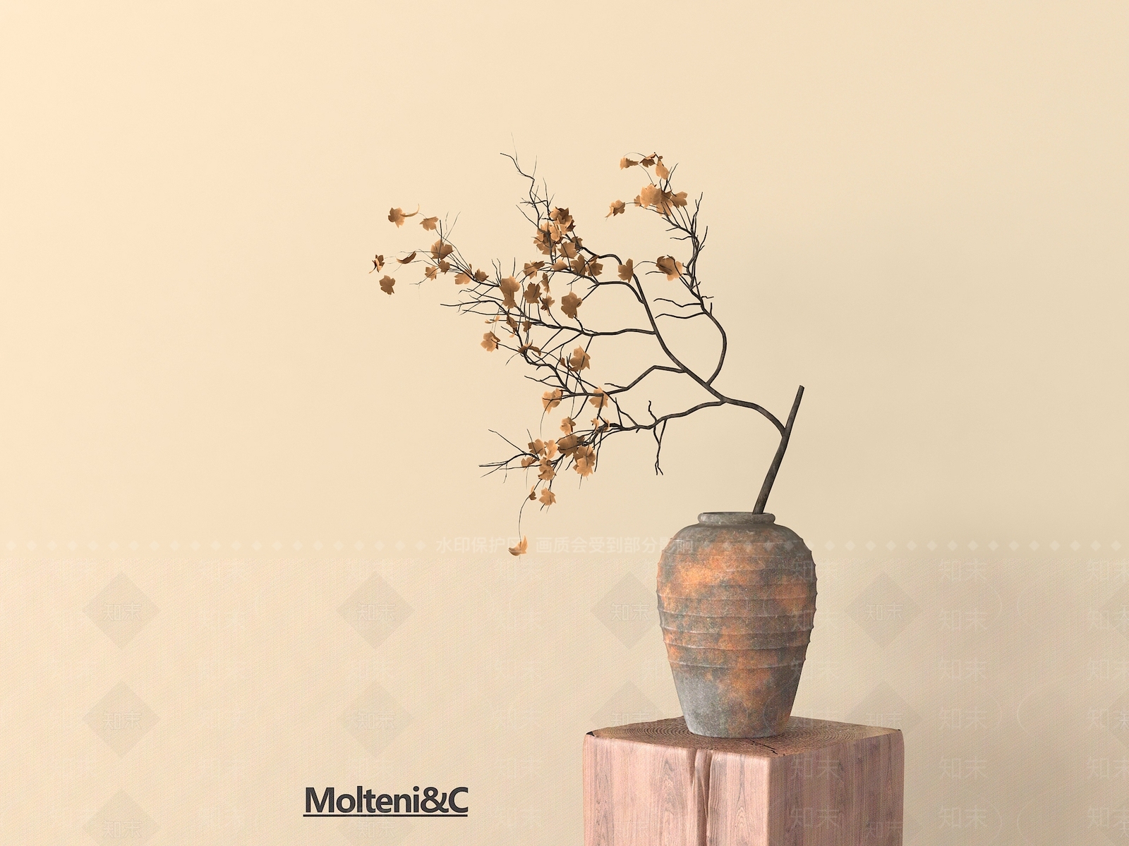 中古花艺SU模型下载【ID:1196725426】