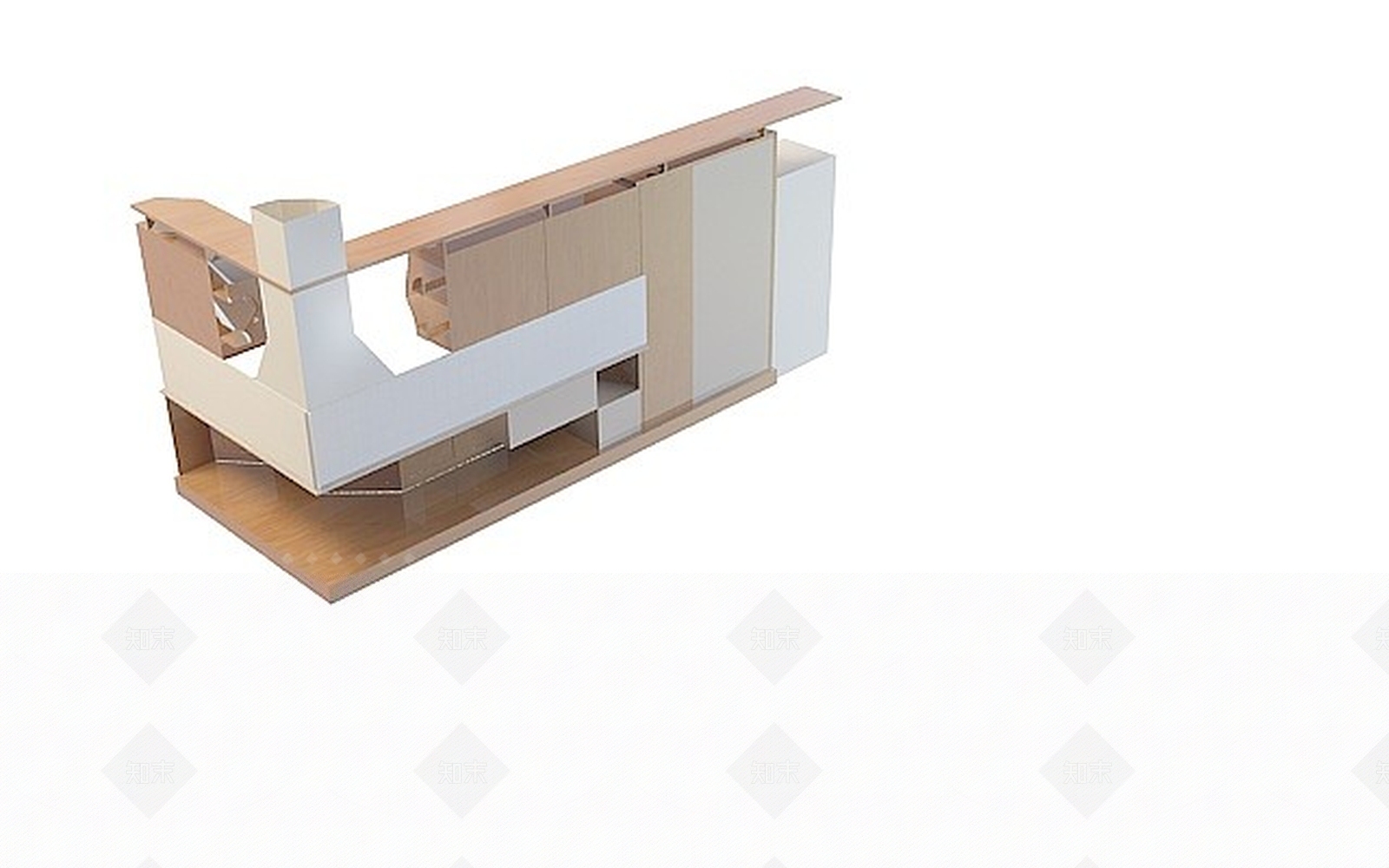 欧式古典欧式橱柜3D模型下载【ID:1196728825】