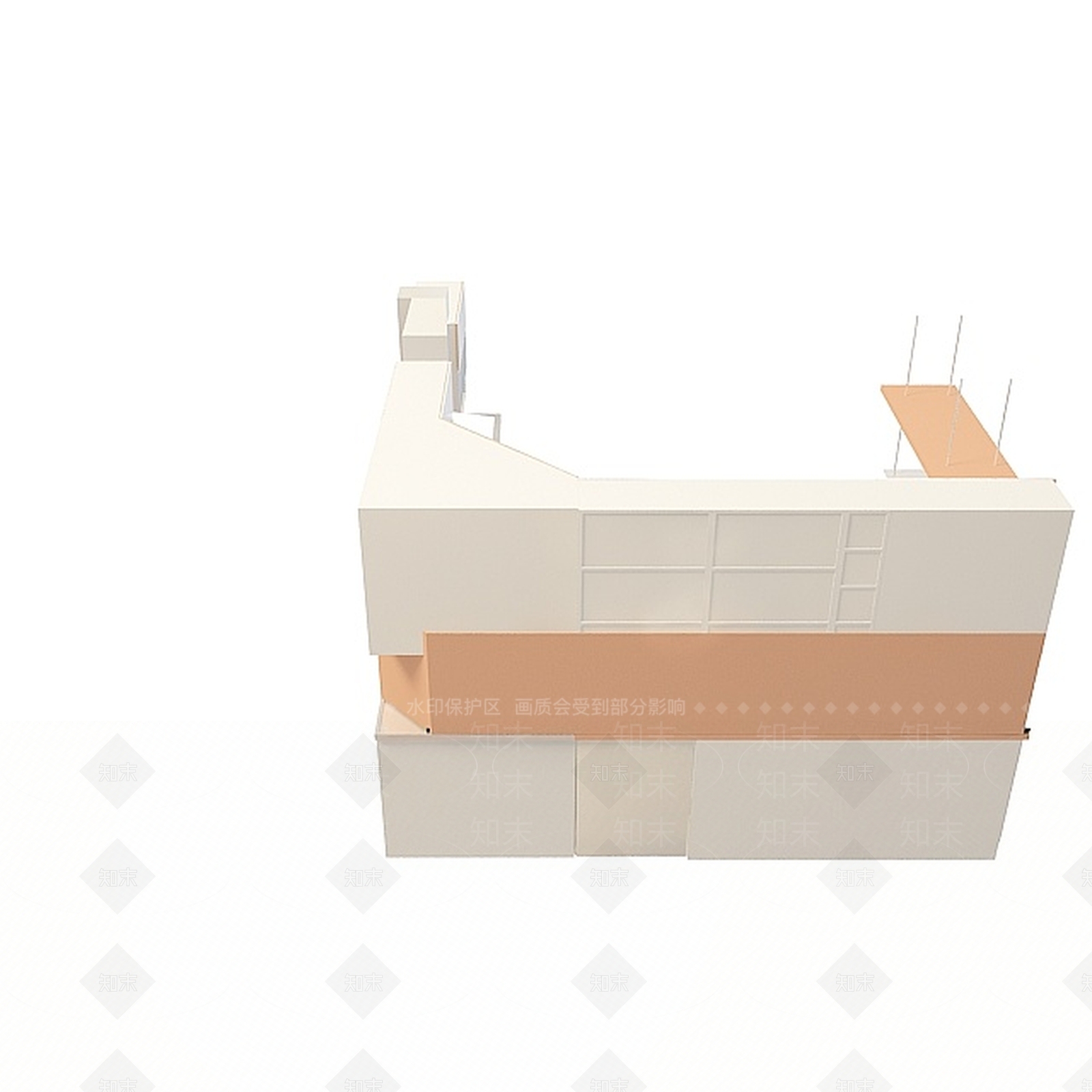 现代化橱柜3D模型下载【ID:1196728997】