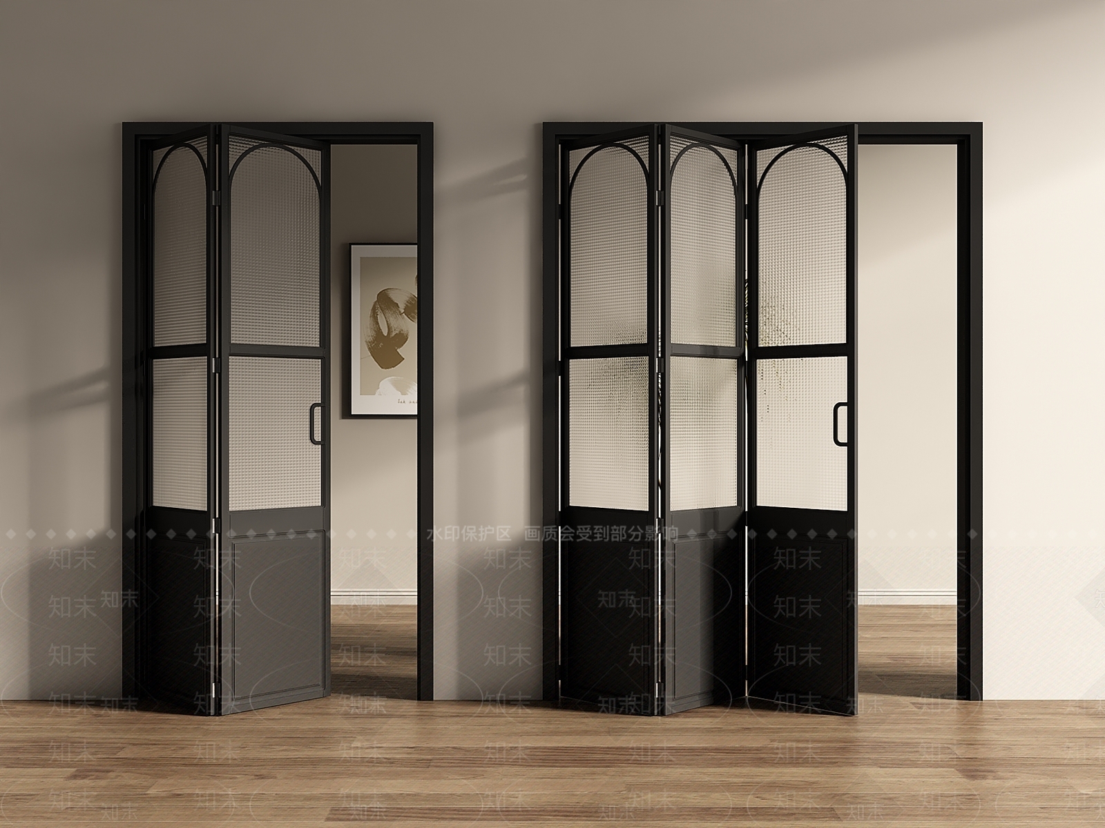 美式法式折叠门SU模型下载【ID:1196731512】