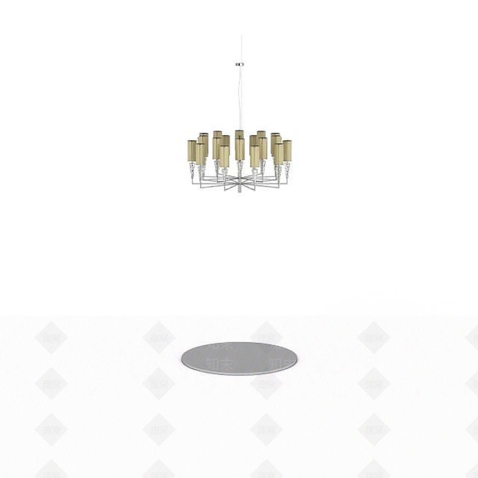 现代室内创意灯具3D模型下载【ID:1196732646】
