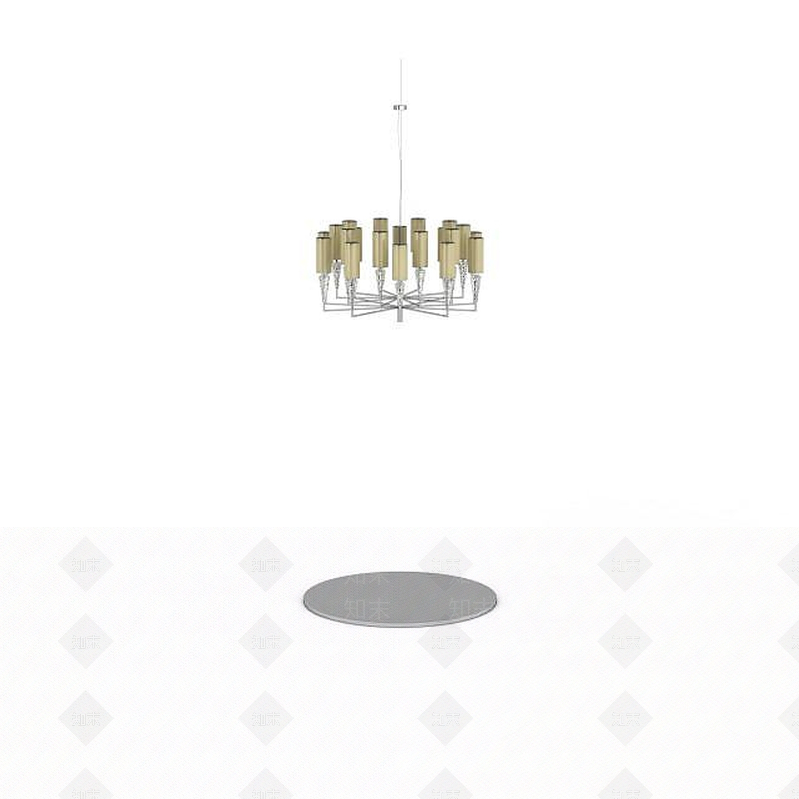 现代室内创意灯具3D模型下载【ID:1196732646】