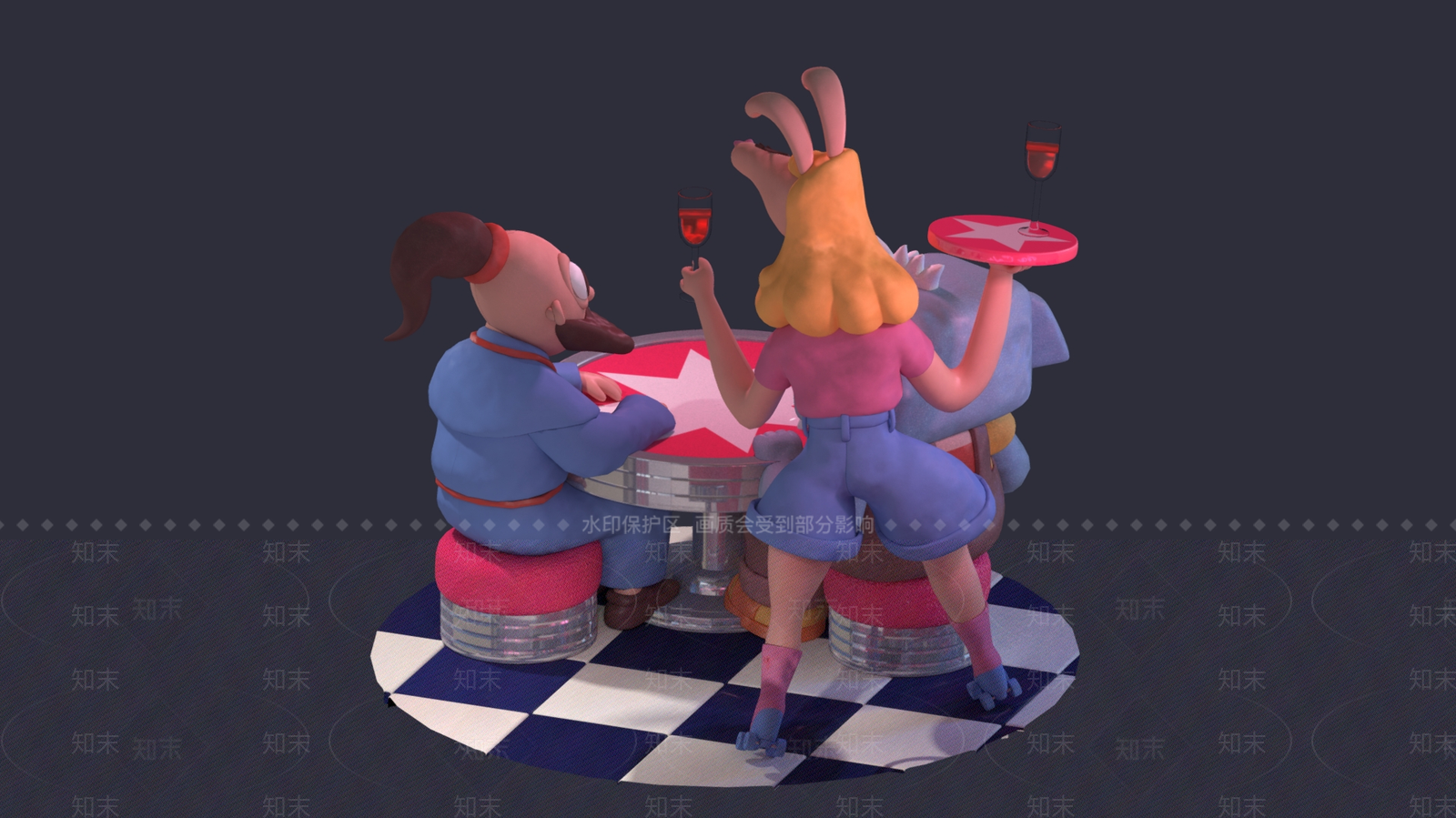多人3D模型下载【ID:1196733744】